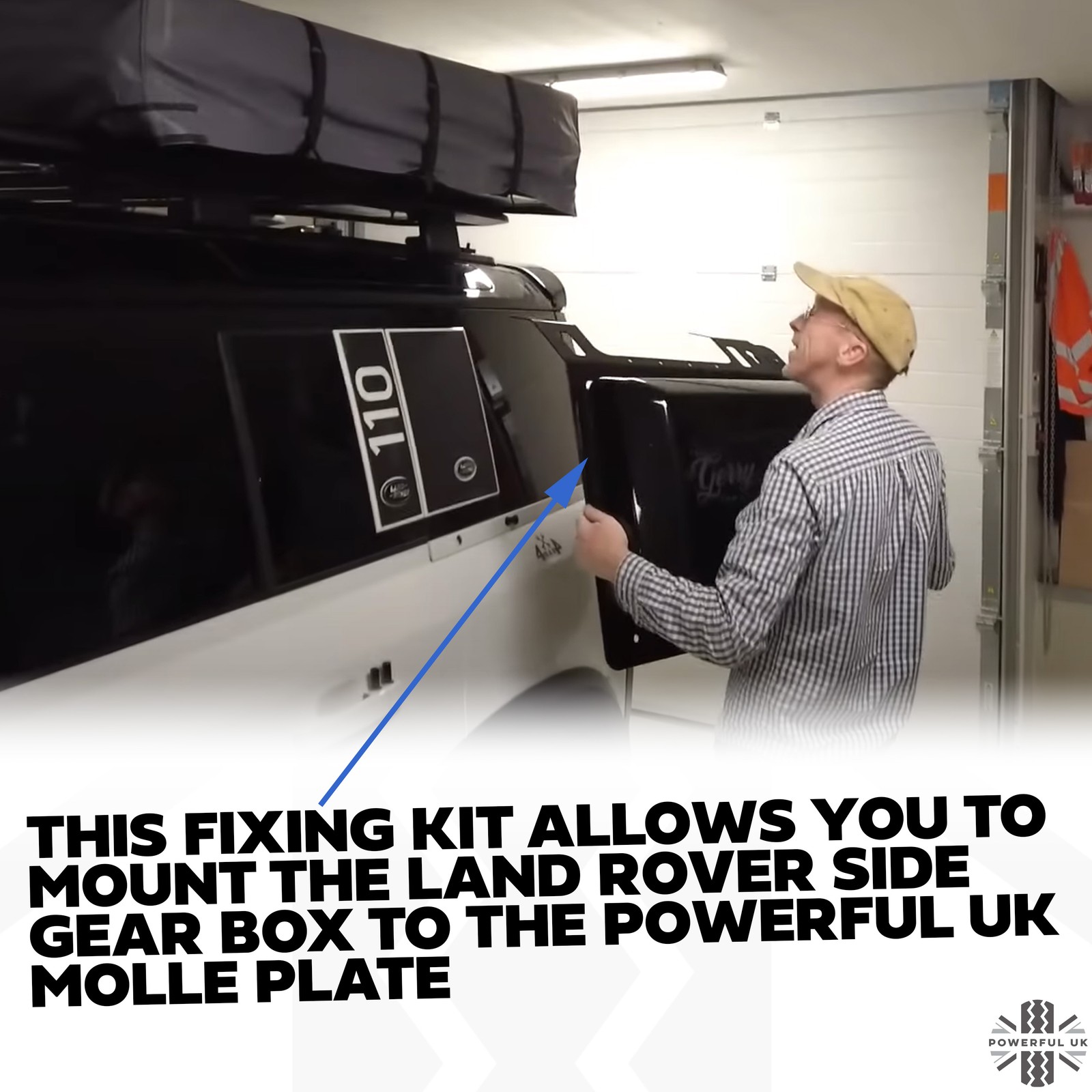 Fixing kit Lunch Gear Side Box to Molle Plate for New Defender 2020+ Mount LEFT