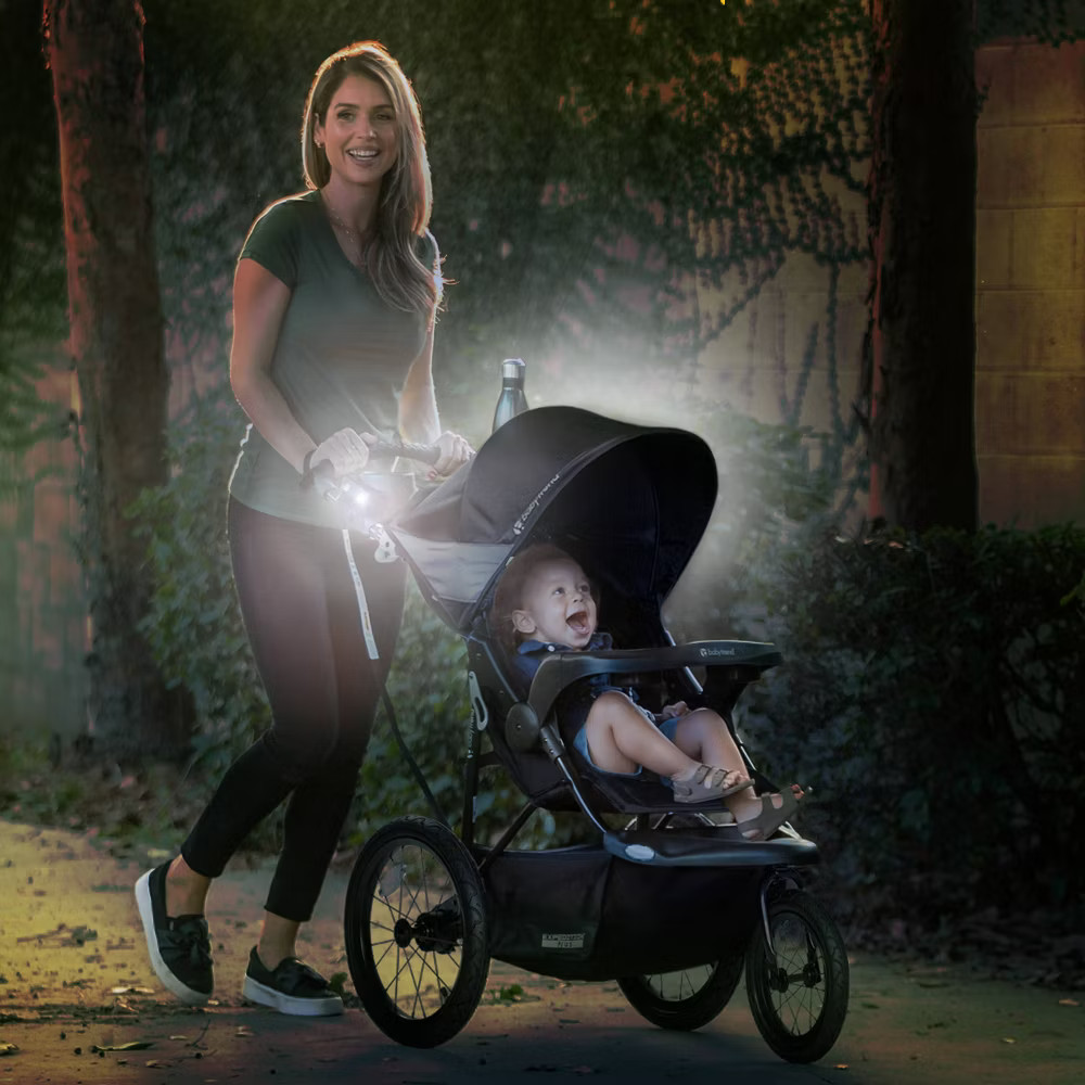 Baby Trend Expedition Plus Jogger with LED Safety Light - Madrid Black