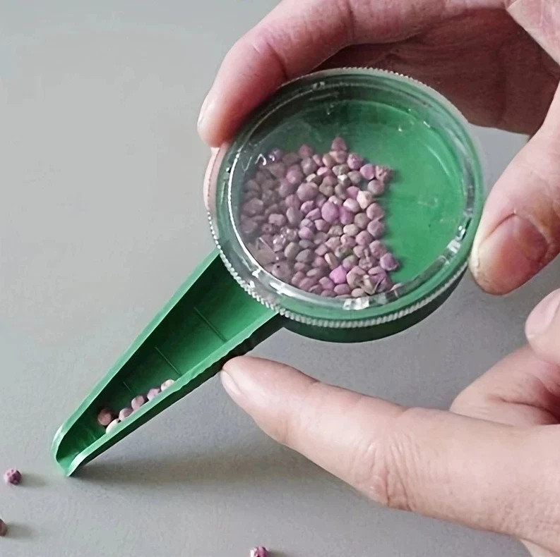 1 pc Garden Seed Sower Dispenser Tool Adjustable Seeder for Various Plant Seeds