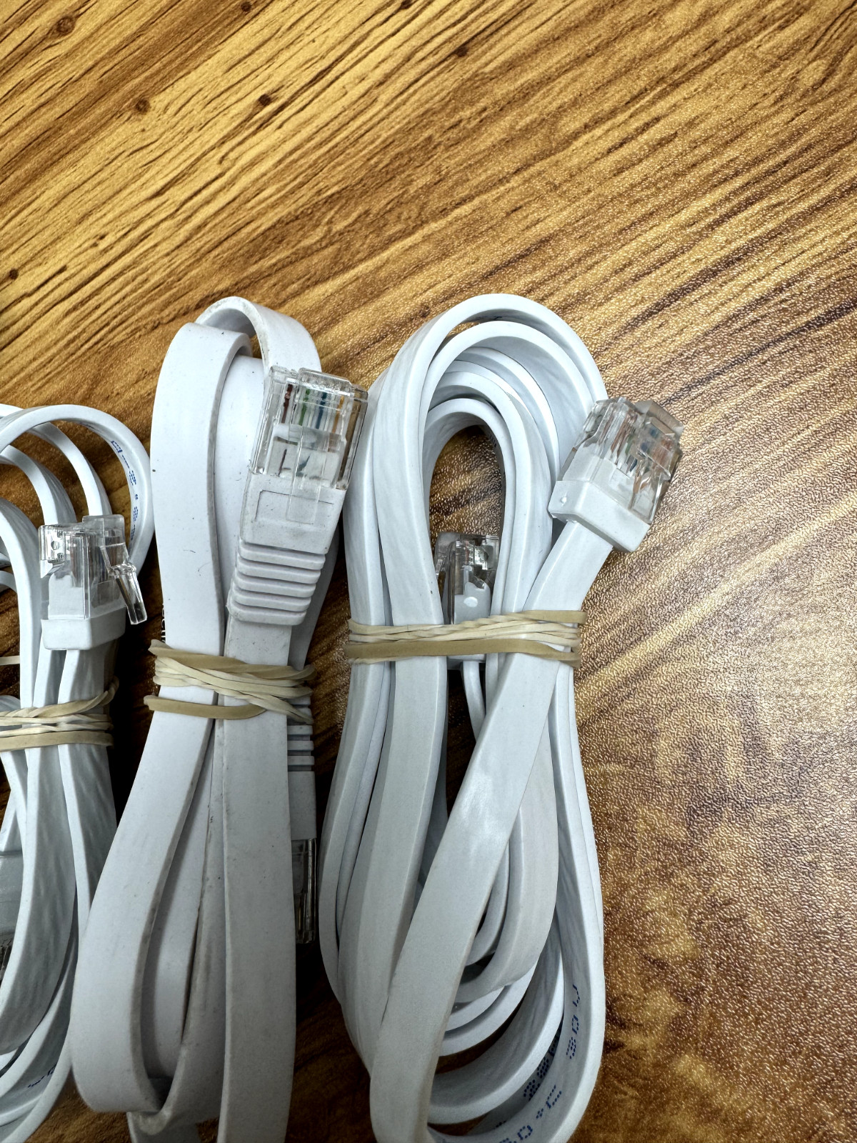 5 PACK!! OEM Google WiFi Router RJ45 Ethernet Network Flat Cable Cord White 6ft