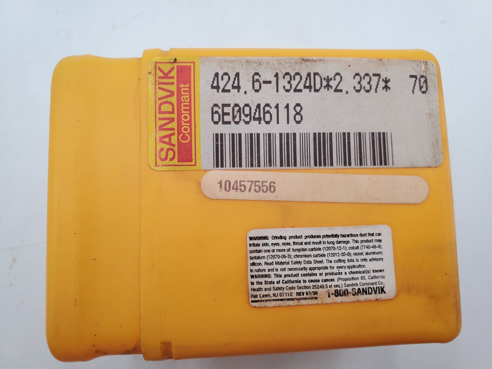 NEW Sandvik 424.6-1324D*2.337* 70