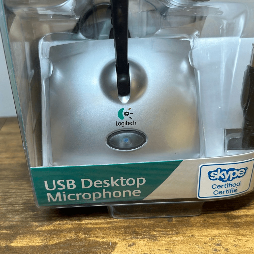 Logitech Consumer USB Desktop Microphone 980186-0403 for PC Mac NEW SEALED