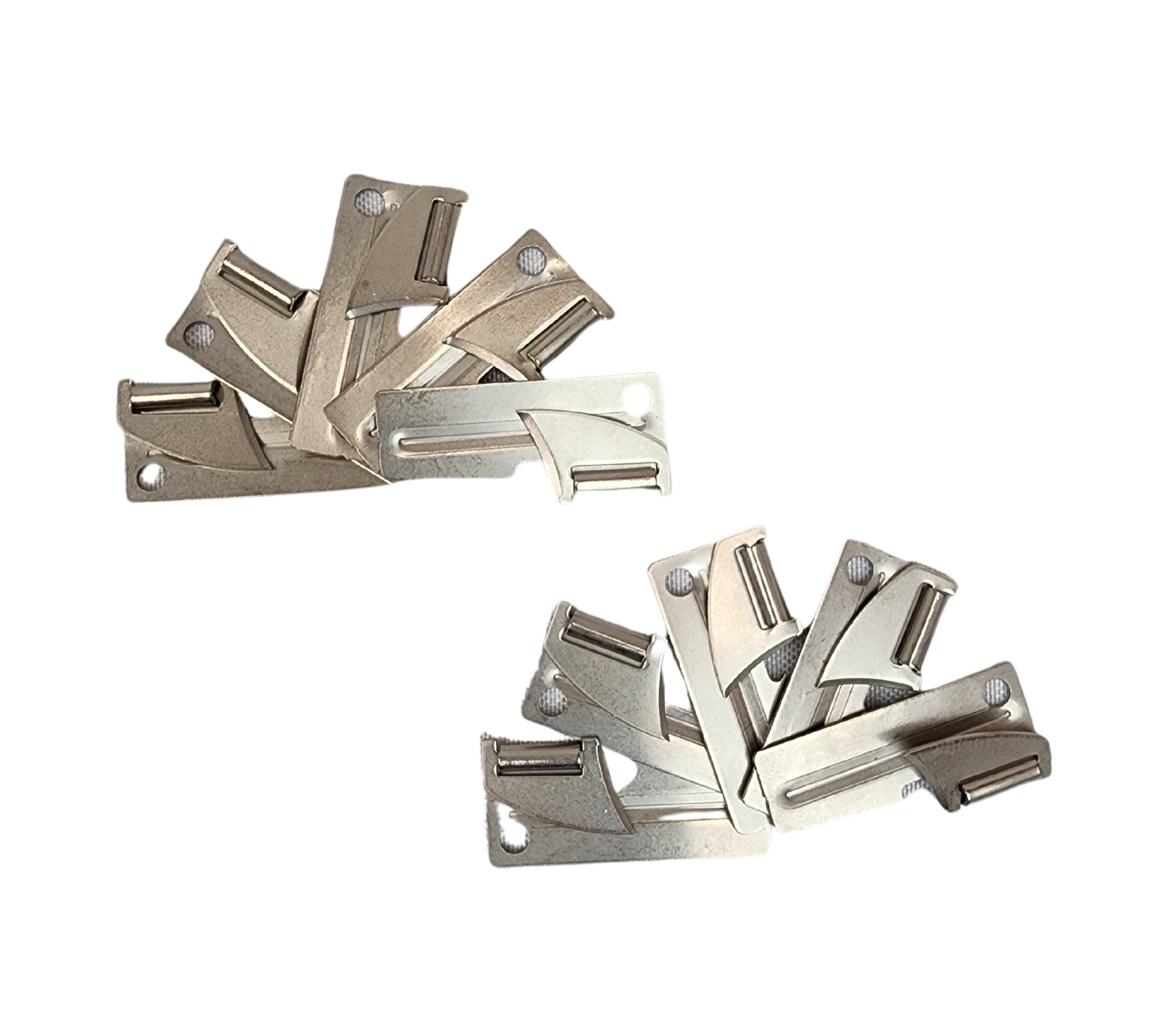 Silver P-38 Compact Manual Can Opener for Keychain 10-Pack *mocinc.1982*