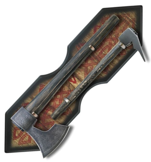 Shadow Cutlery Floki Axes Stainless Heads Ash Wood Handle Replica Vikings 8003