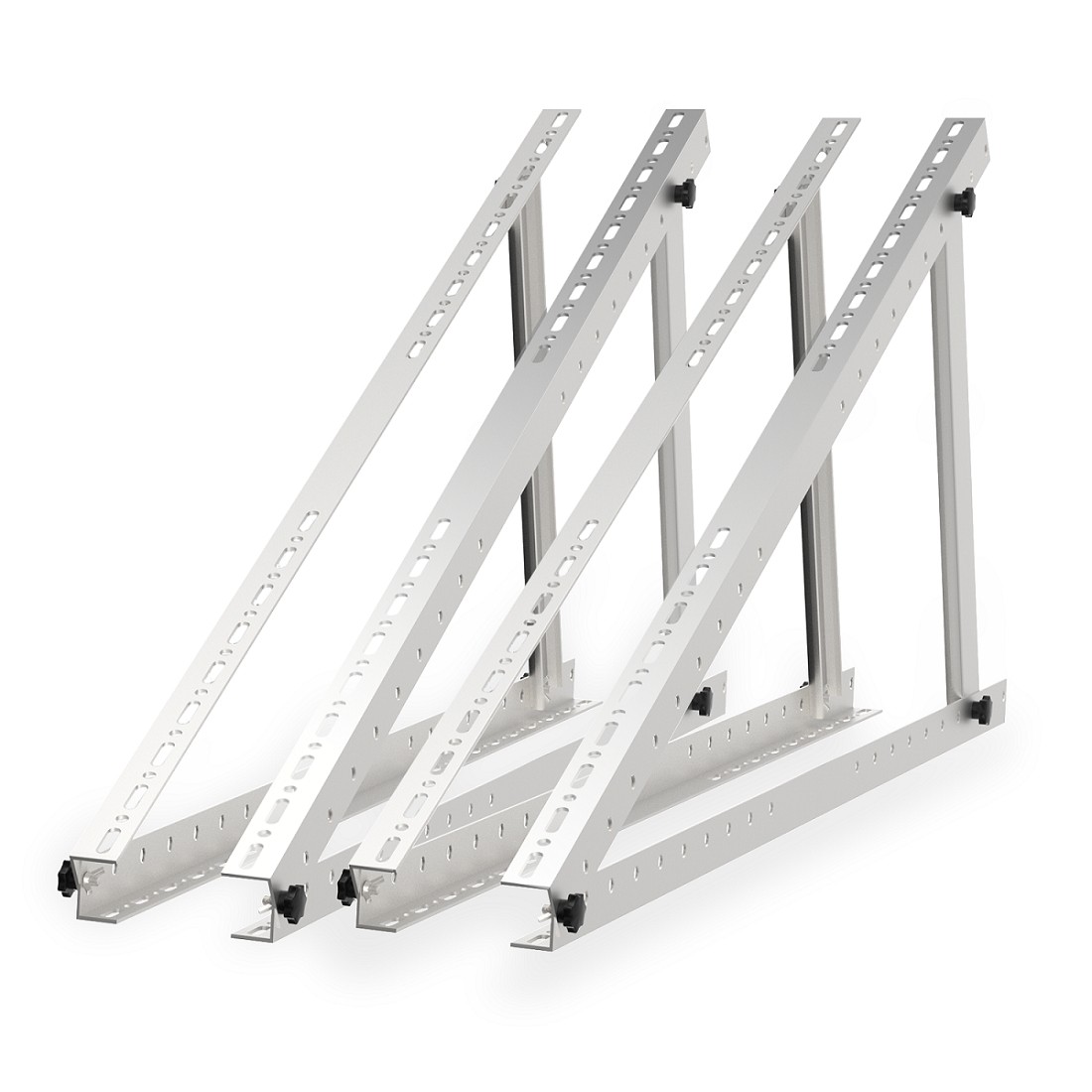 114cm 118cm PV Bracket 2 Sets 0-90° Adjustable For 2 Solar Panel Modules Balcony