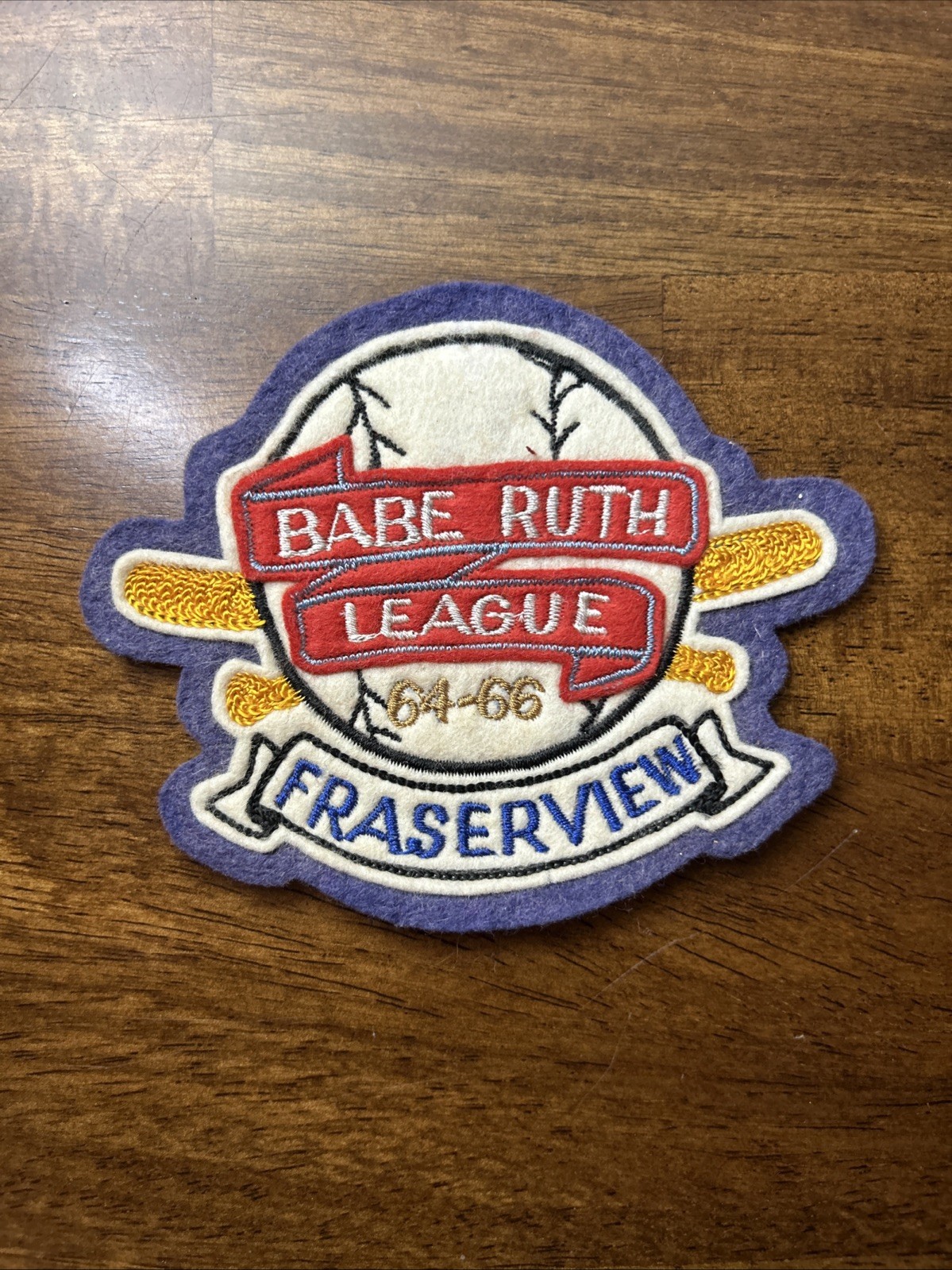 Babe Ruth League Vintage Patch (64-66) Fraserview