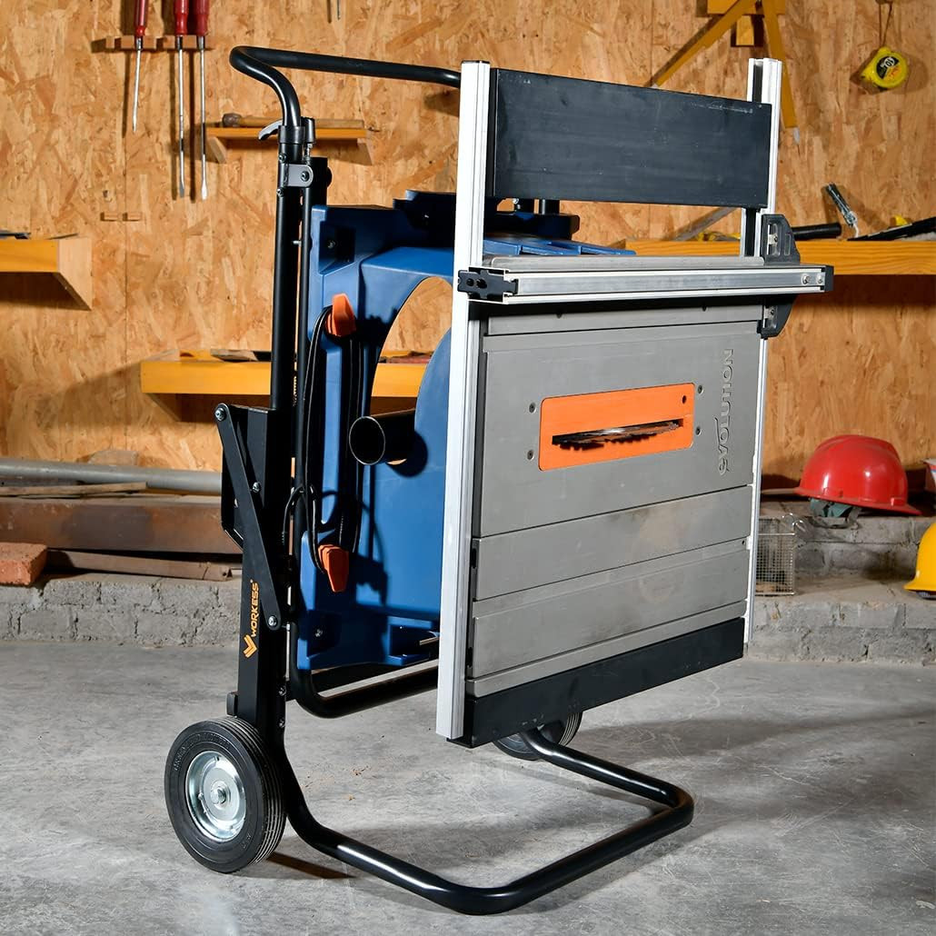 Portable Table Saw Stand, 330 Lbs Load Capacity Rolling Foldable Table Saw Table
