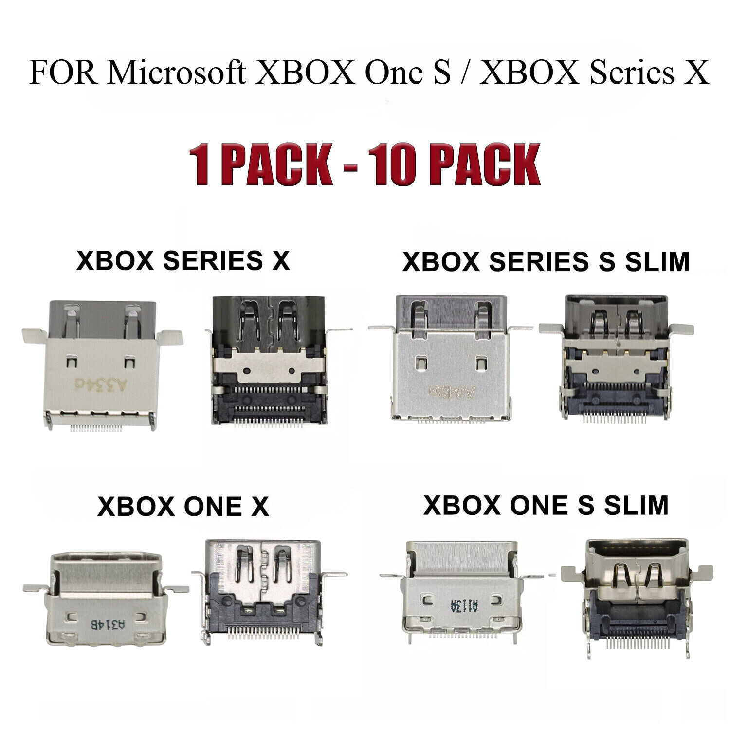 OEM 2.1 HDMI Port Dock Connector Socket For Microsoft XBOX One S / XBOX Series X