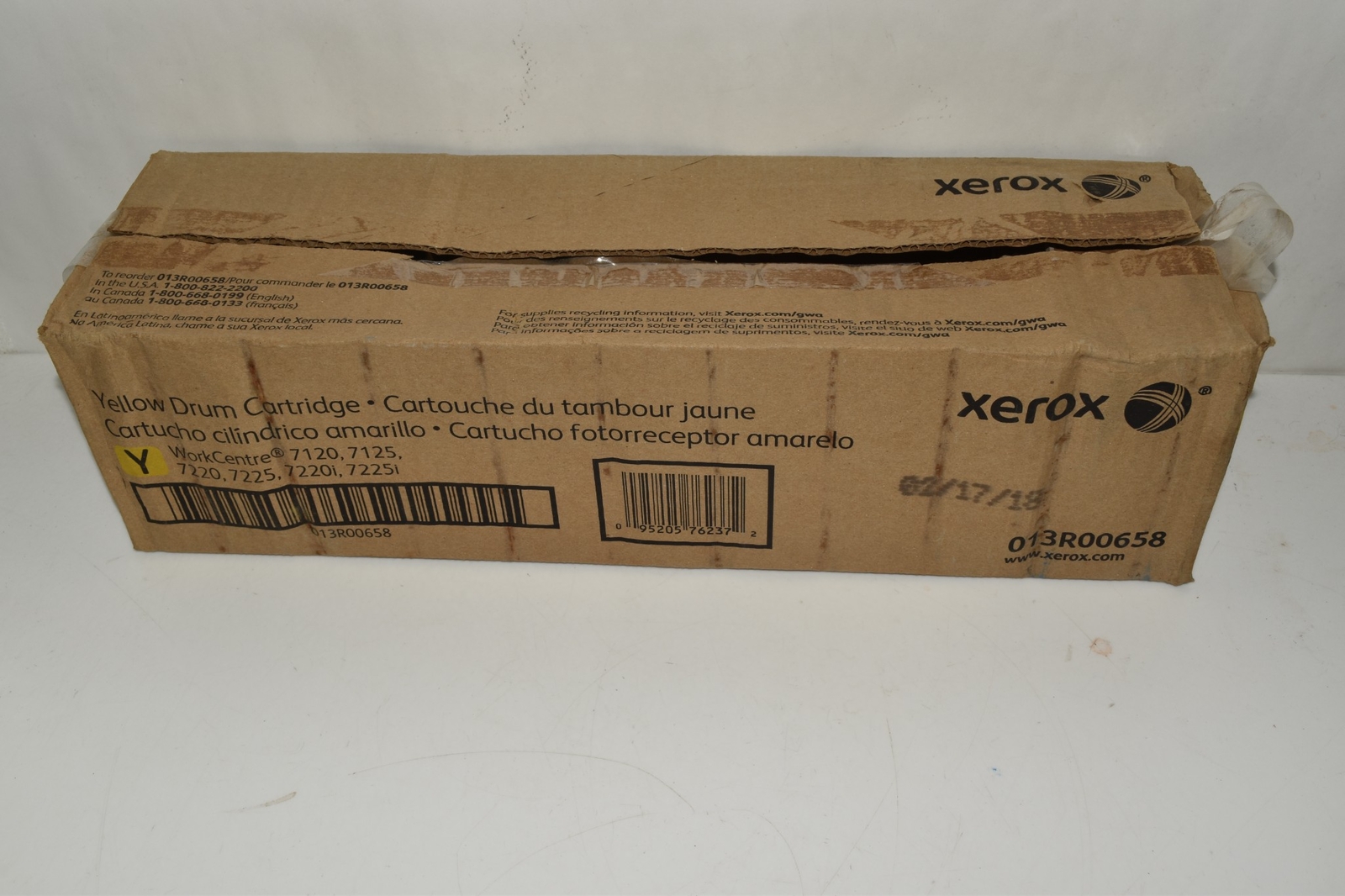 XEROX YELLOW Drum Cartridge - 013R00658 - NEW IN WORN BOX (#3452)