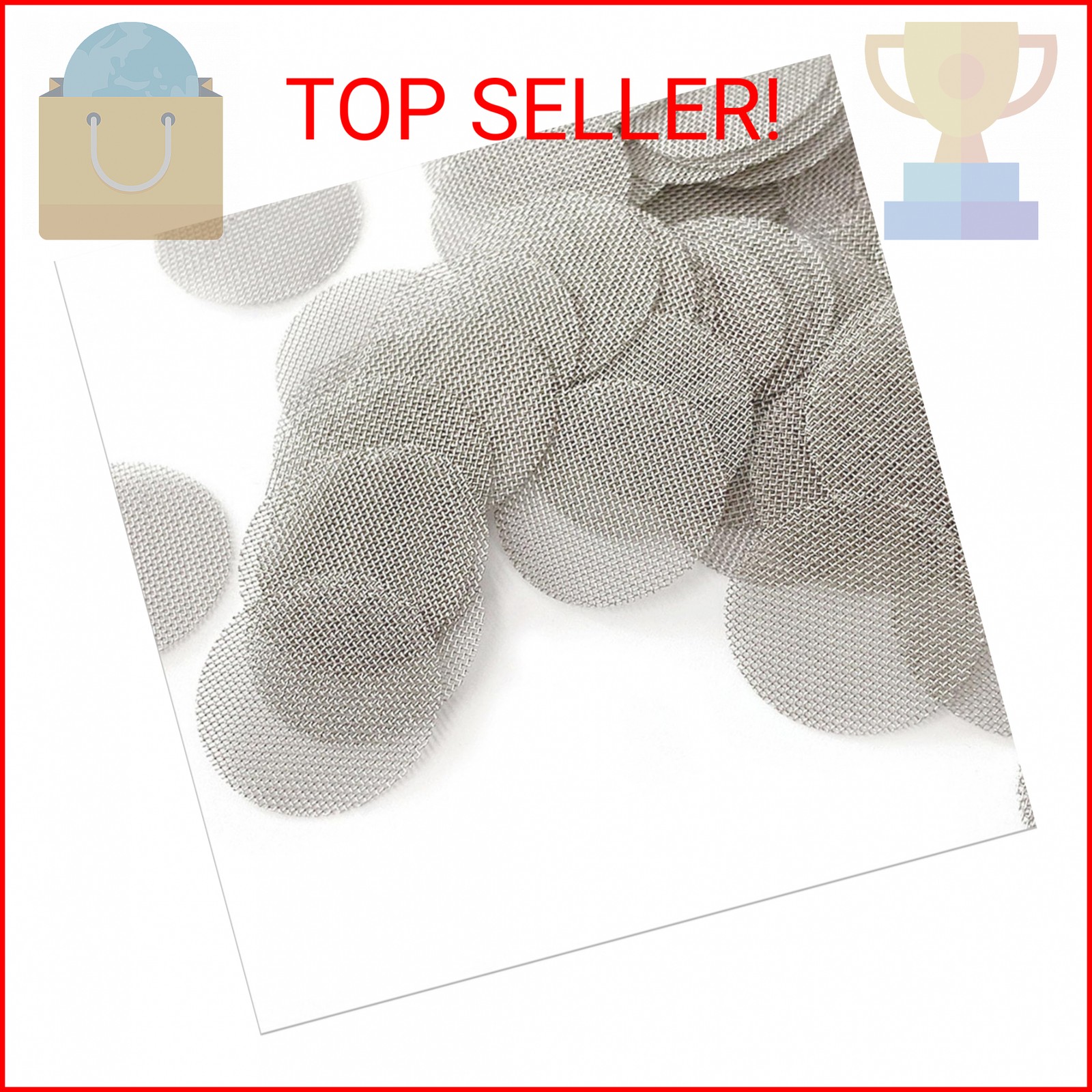 100 pcs 13/16 Inch (.812") 304 Stainless Steel Faucet Screen Replacement, Faucet
