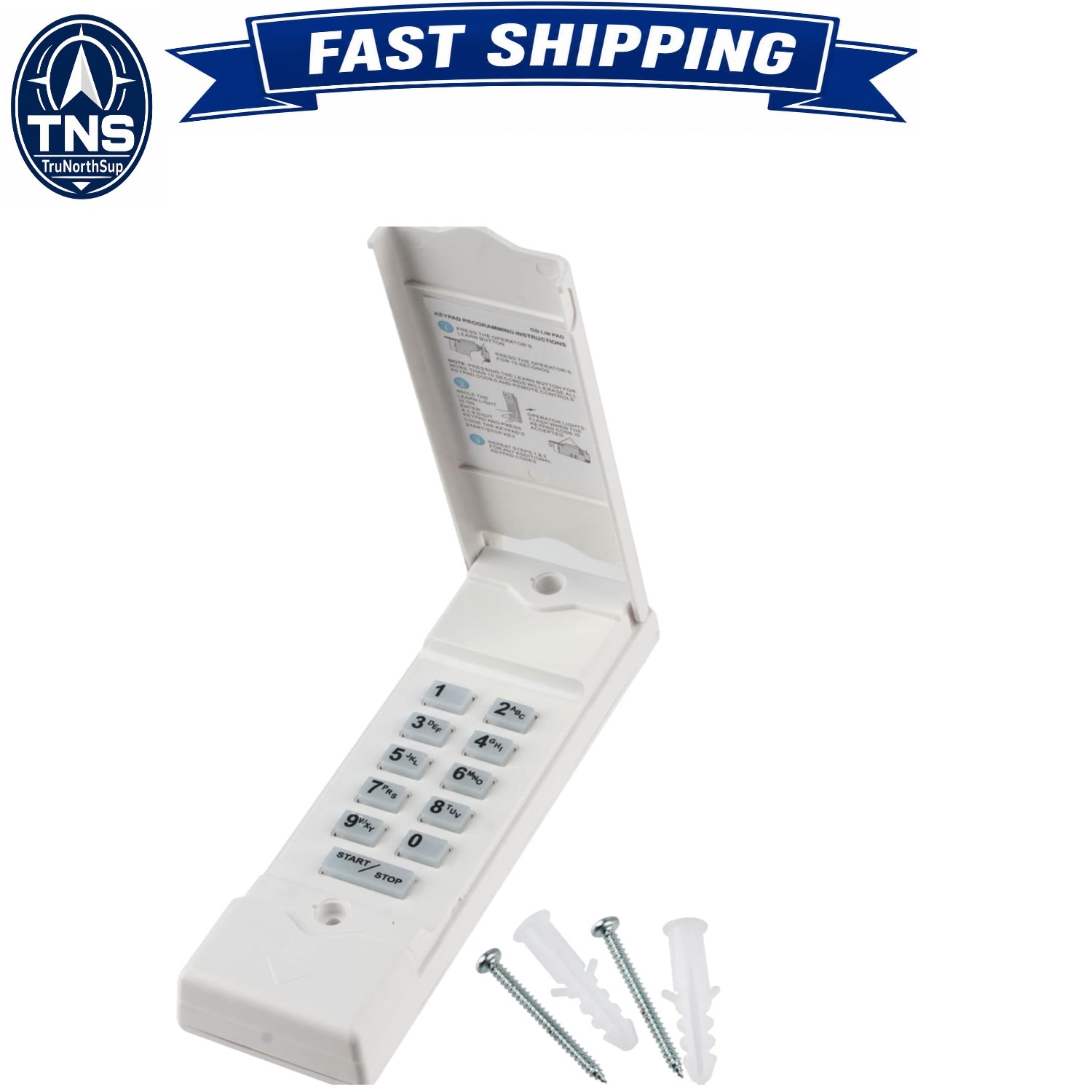 Linear MDTK Garage Door Remote Keypad 3 Button Infrared Self Programmable