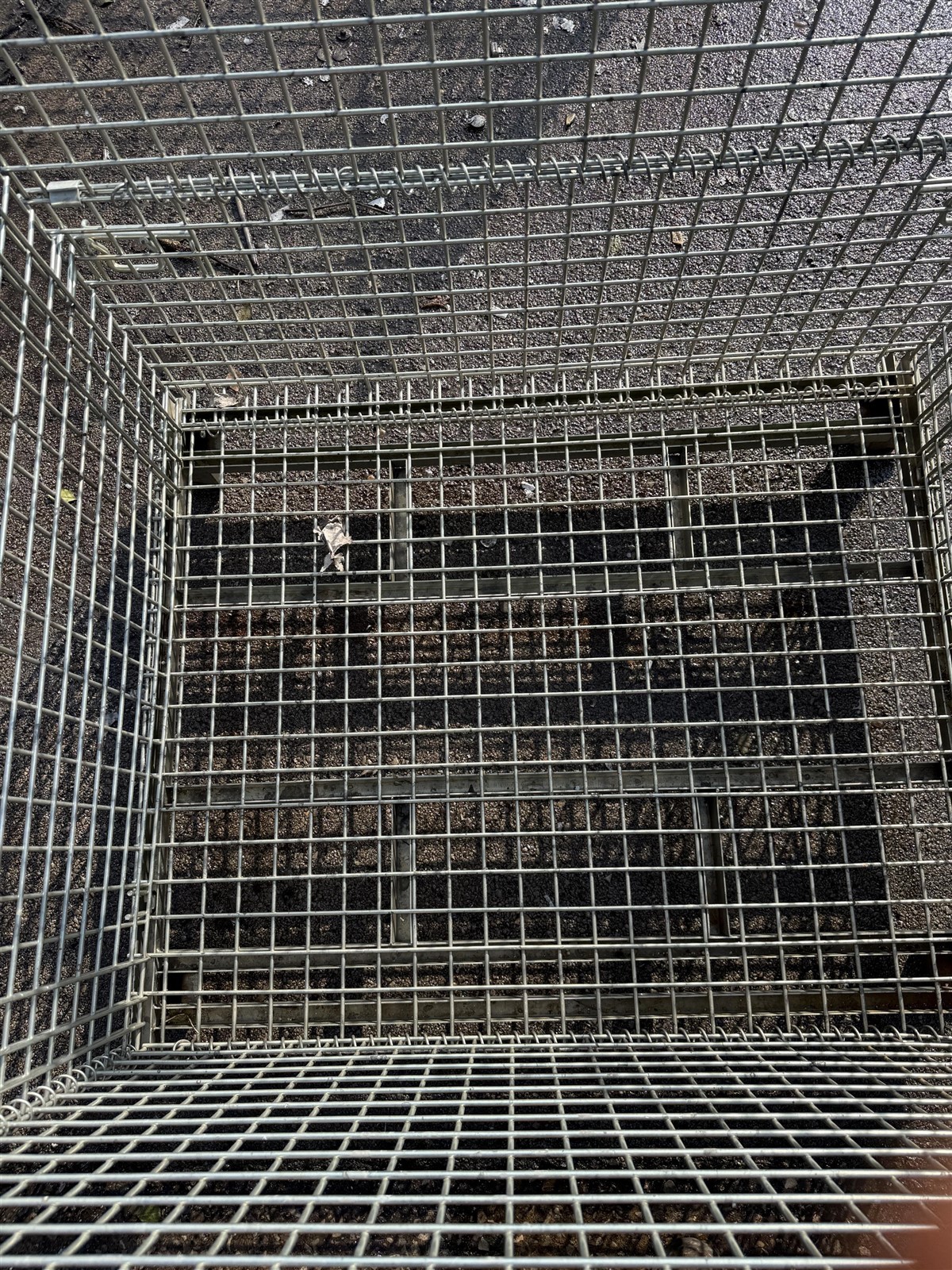 Collapsible Industrial Wire Storage Basket 48x40x41