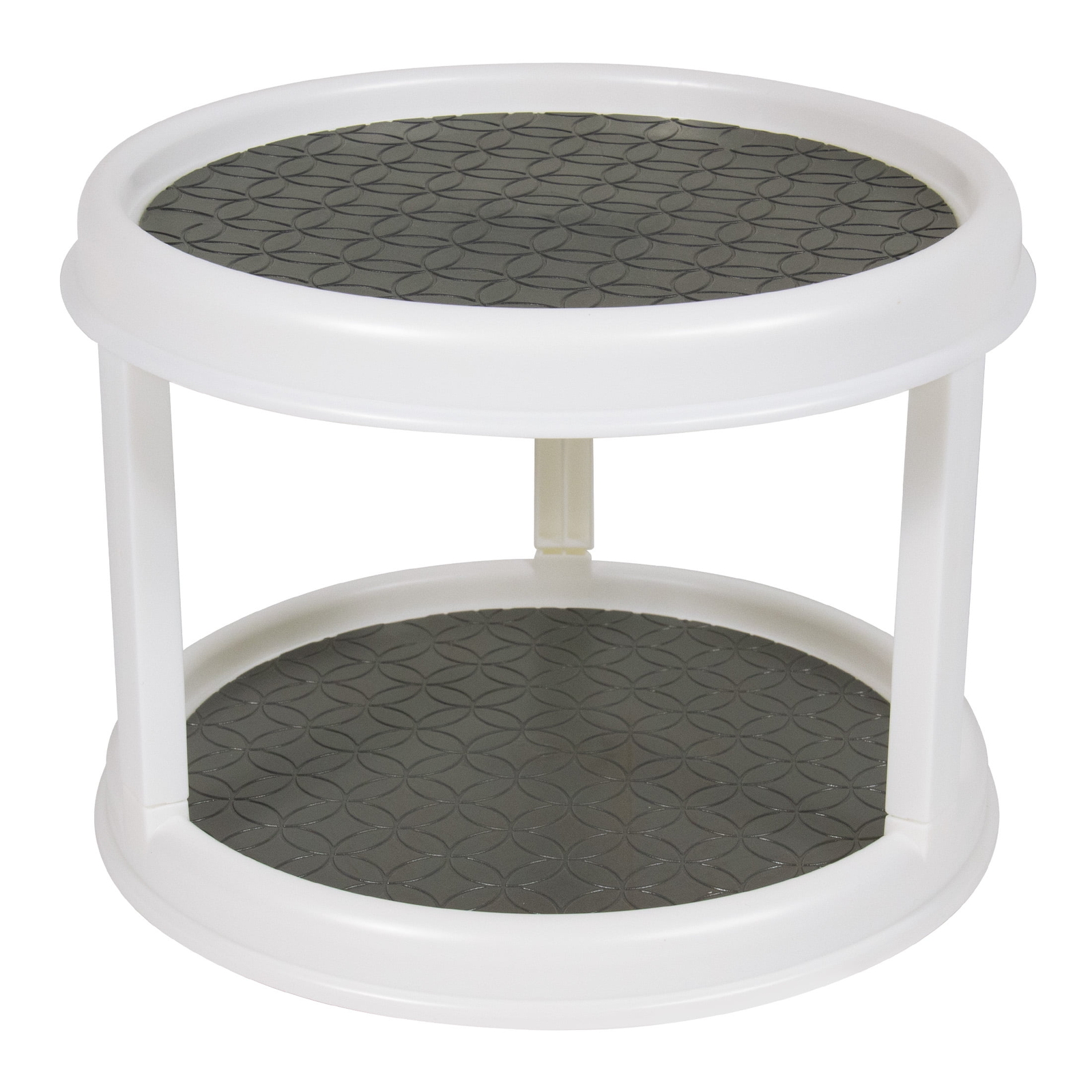 (2 pack) 2-Tier Plastic Spice Rack Organizer Turntable