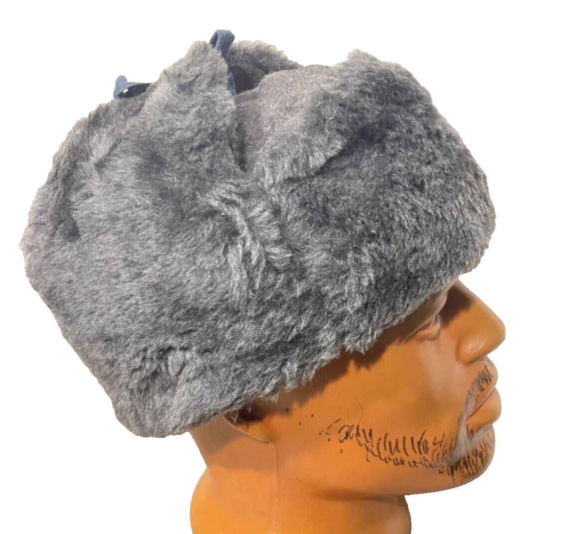 Russian Army winter Fur Hat Size 58 Ushanka Original Period item 1992 by BELKA