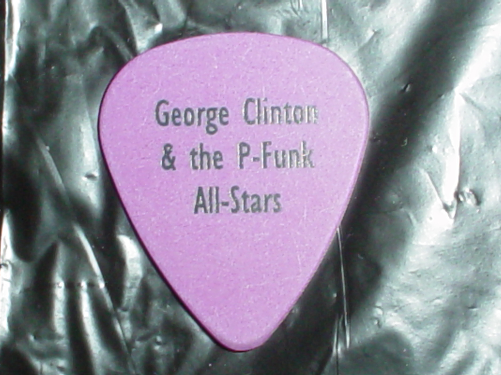GEORGE CLINTON & Parliament Funkadelic RaRe 90's Concert Tour GUITAR PICK #3