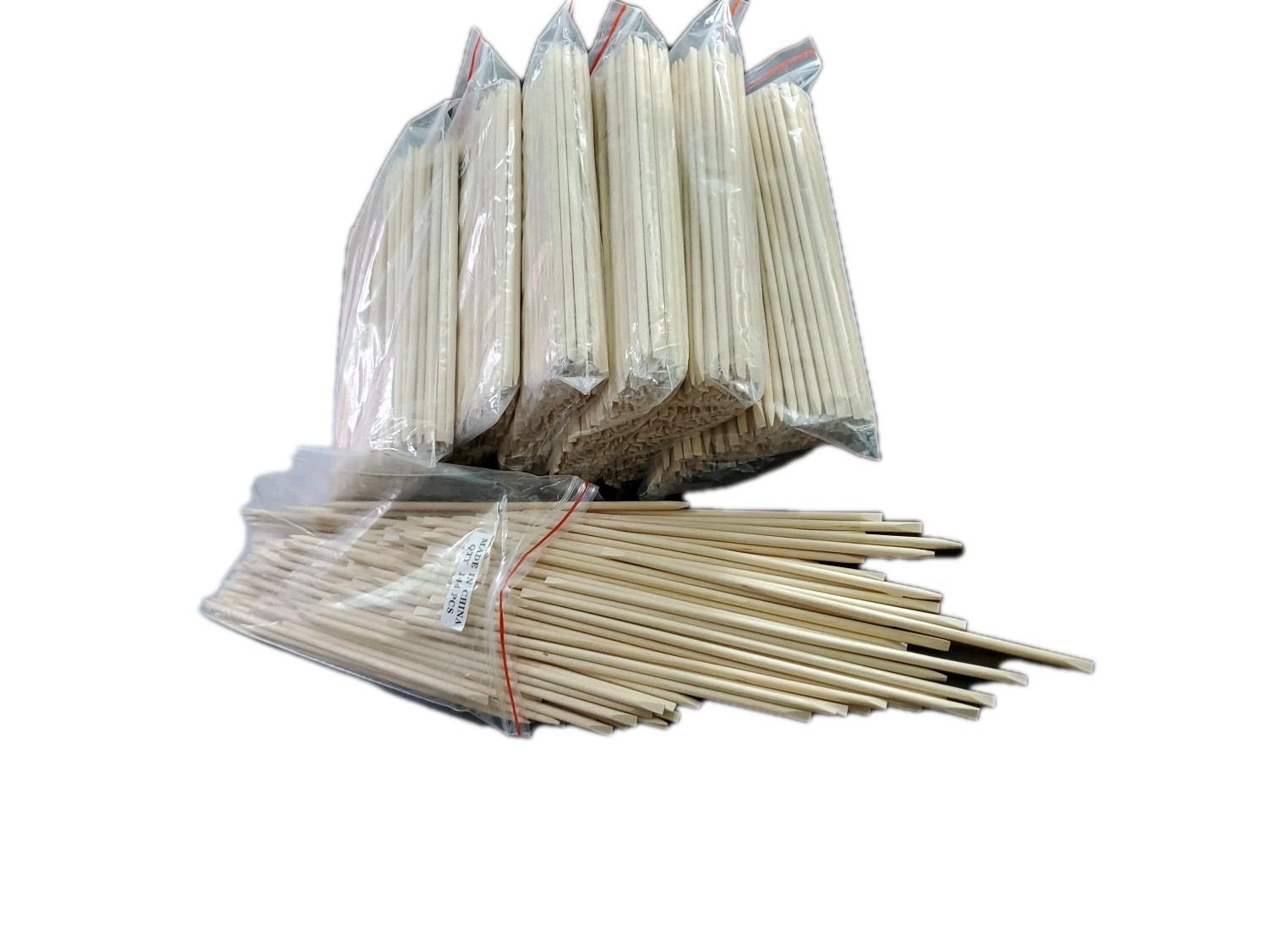 1000pcs Beauticom High Quality 7" Cuticle Wood Stick Pusher For Manicure