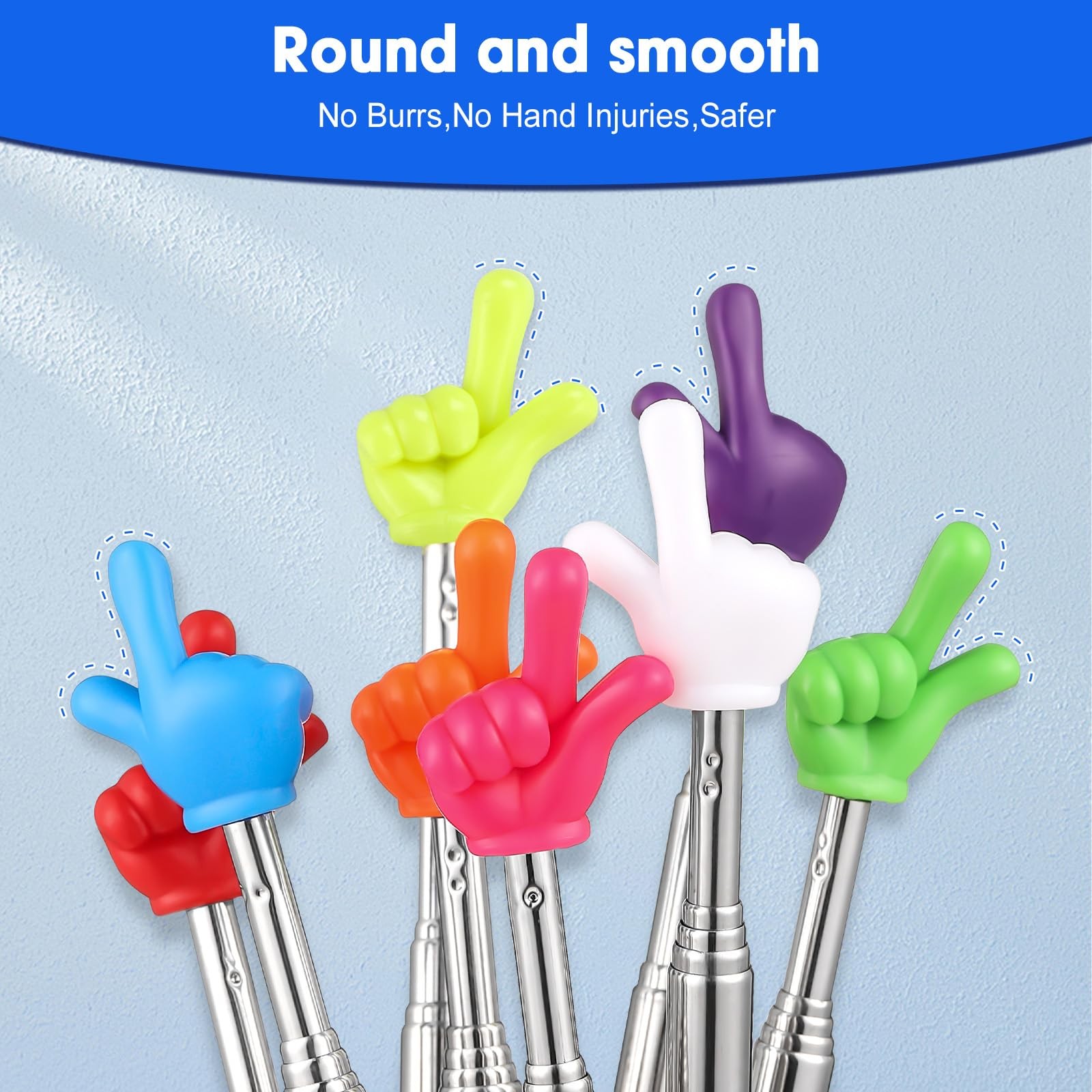 Lonxio 3 Pcs Pointer Finger Stick, Multipurpose Teacher 3 Colors