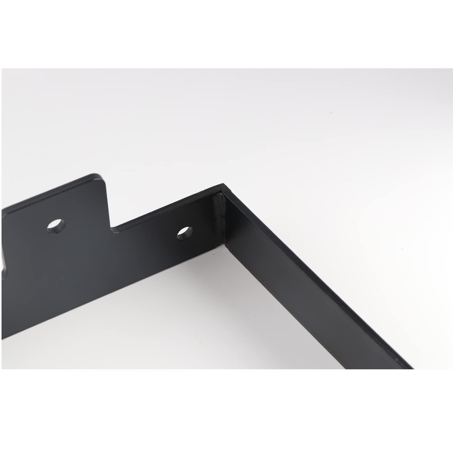 2-Pack 14-in Black Trapezoid Metal Table Legs DIY Furniture Coffee Table Legs
