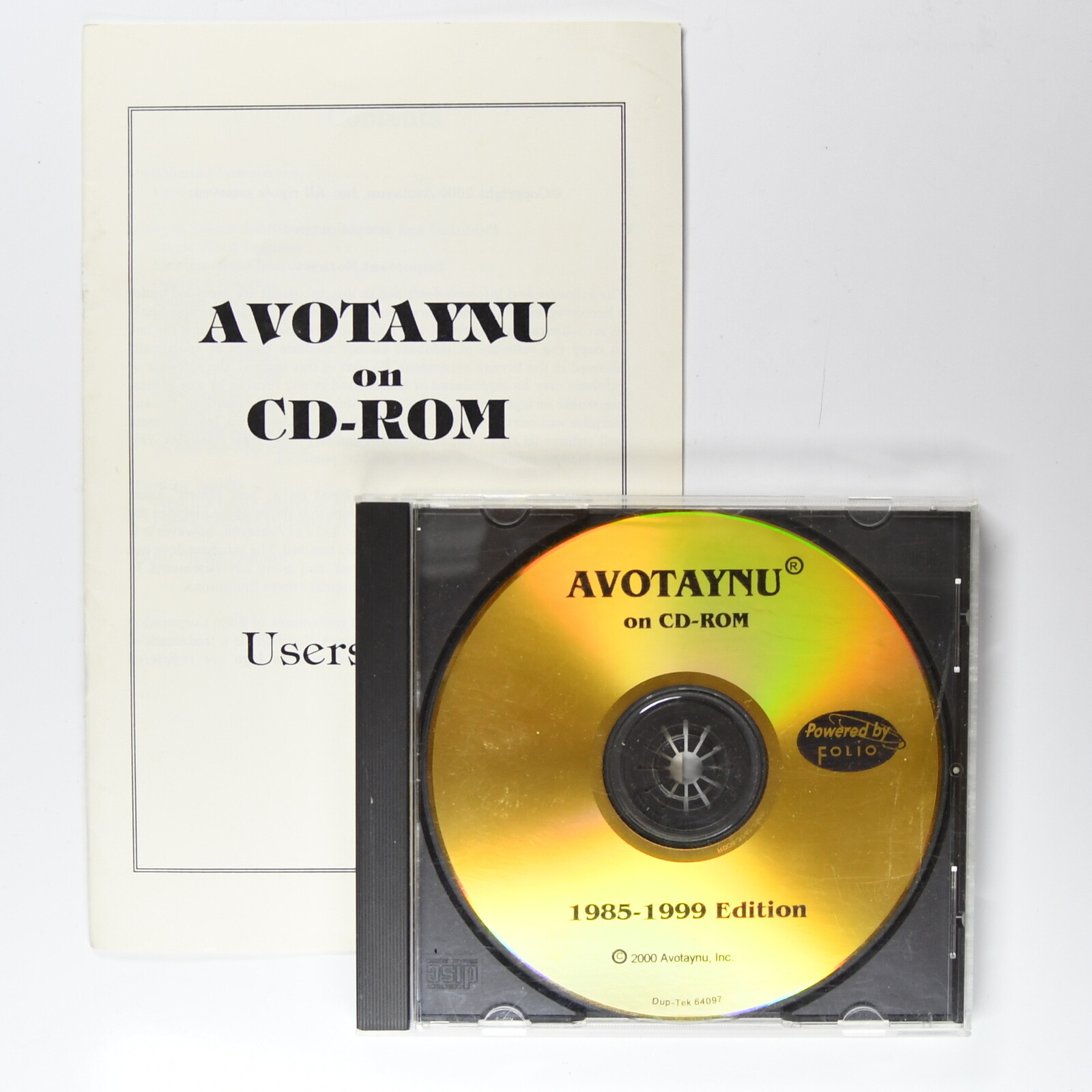 Avotaynu on CD ROM for Win 95/98/NT International Jewish Genealogy