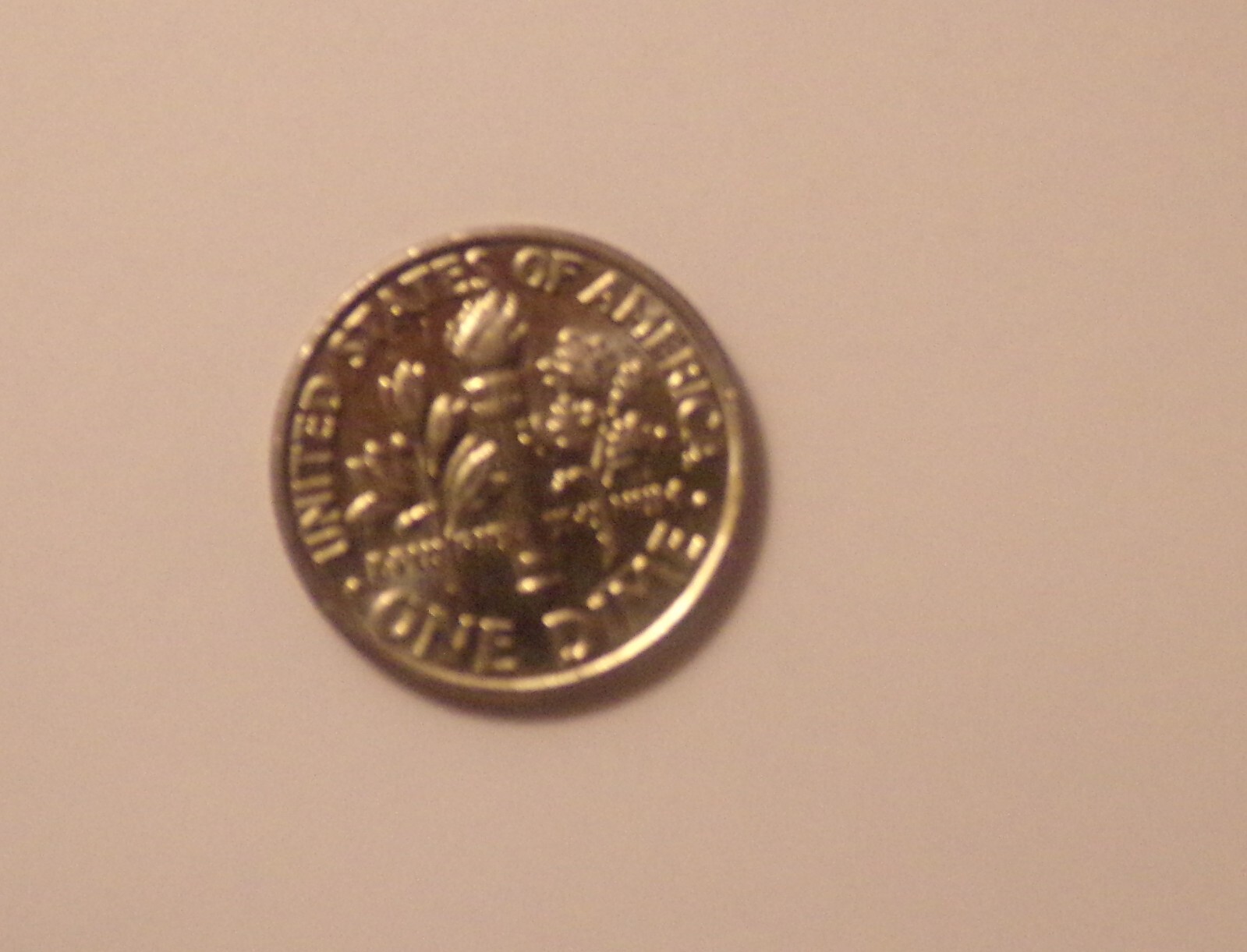 1993-P ROOSEVELT DIME WITH ERRORS MISSING S ON REVERSE AND DOUBLING R ON REVER