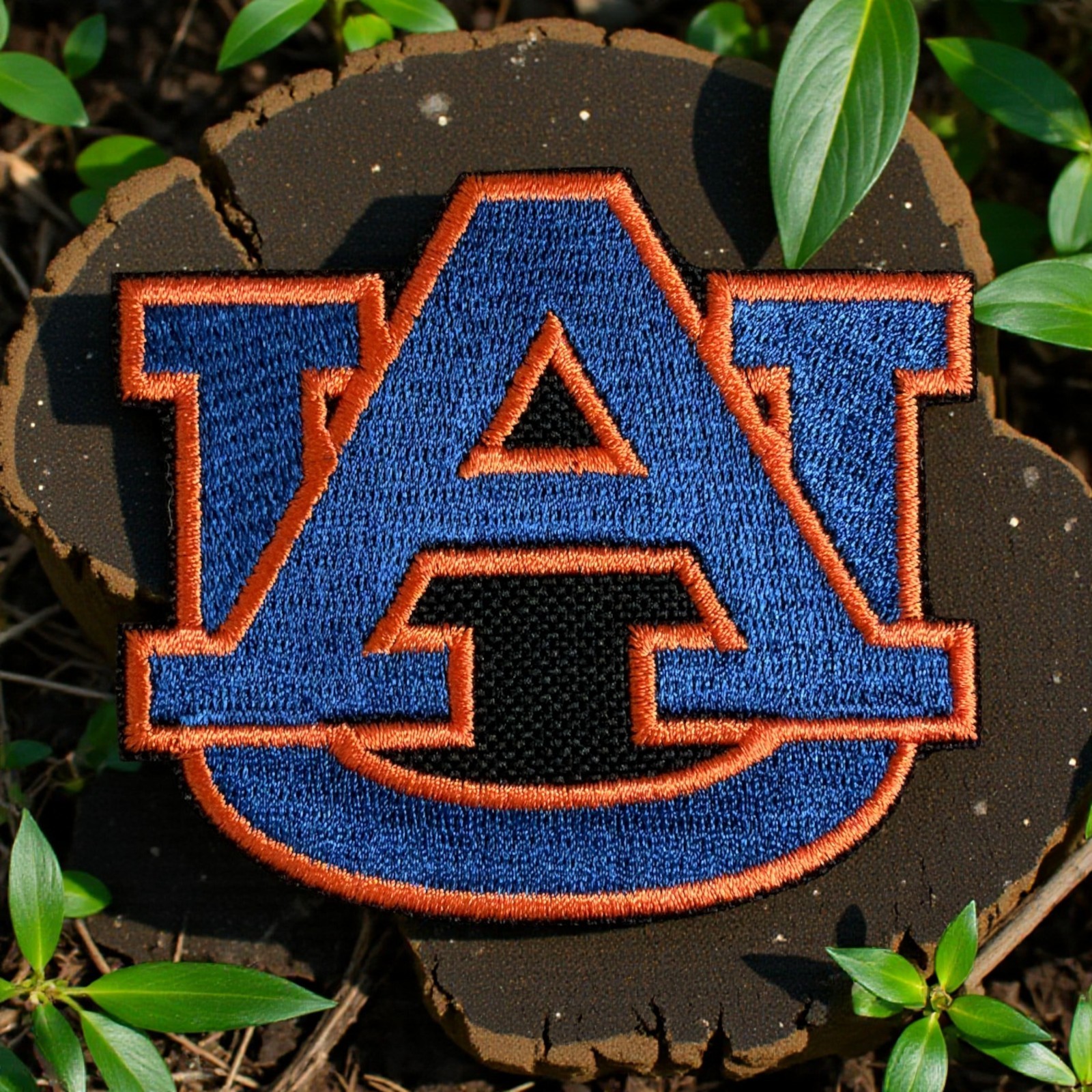 Auburn Tigers Embroidery Patch Multi sizes 2" x 2" - 3" X 2.5"