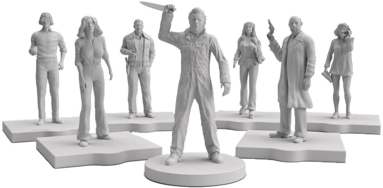 Trick Or Treat Studios Halloween (1978) Miniature Characters - 7-Piece 40 mm...