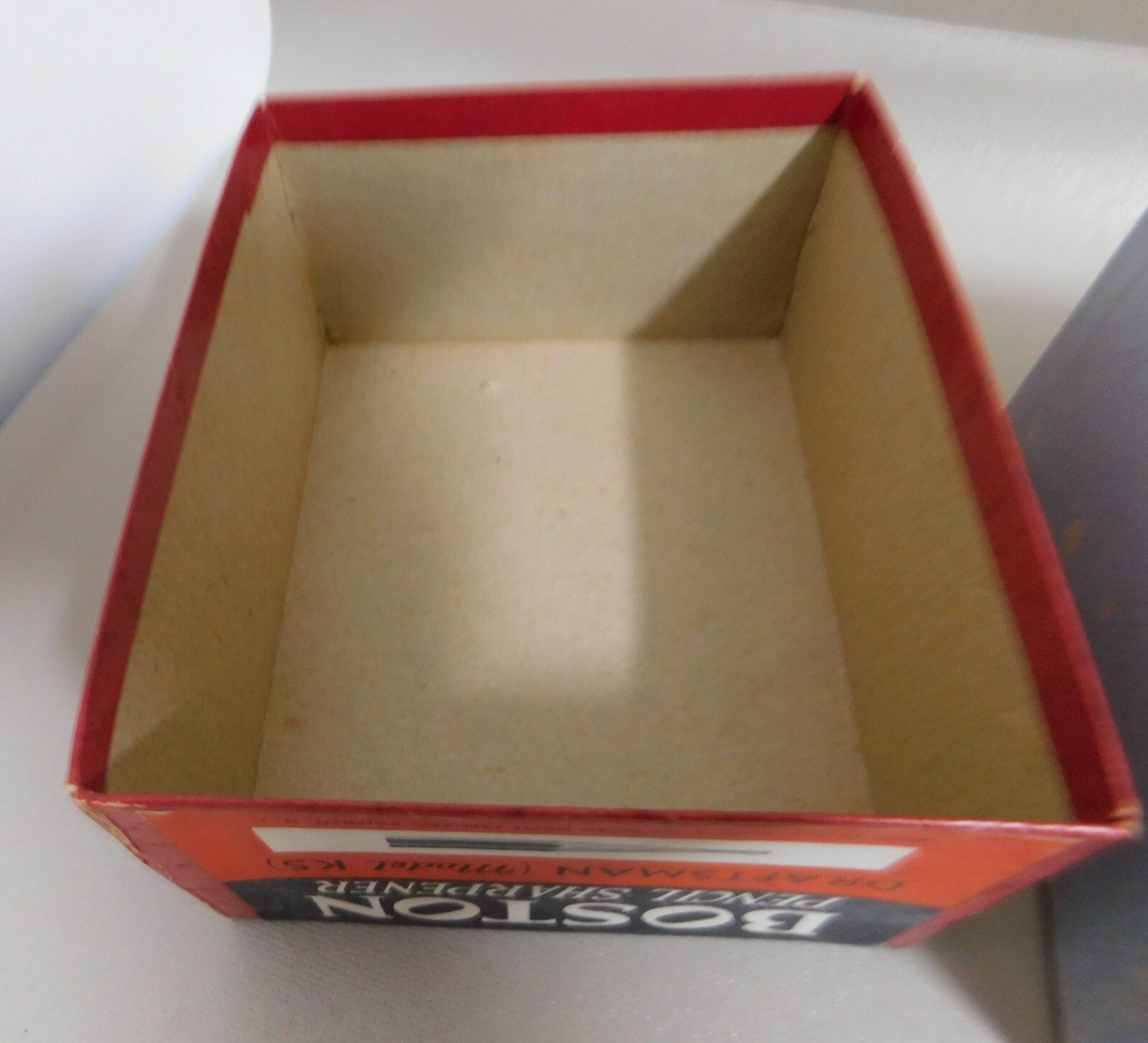VTG Hunt Boston DRAFTSMAN Model KS Pencil Sharpener - BOX ONLY - NO Sharpener