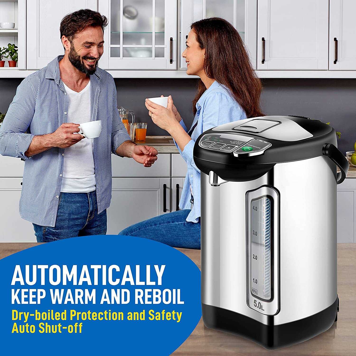 Nutrichef NCHUB35 Digital Hot Water Dispenser