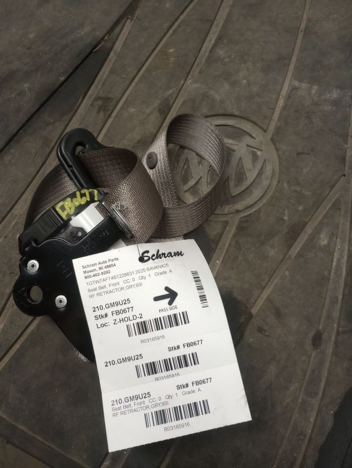 SAVANA25  2025 Seat Belt Front 3165916