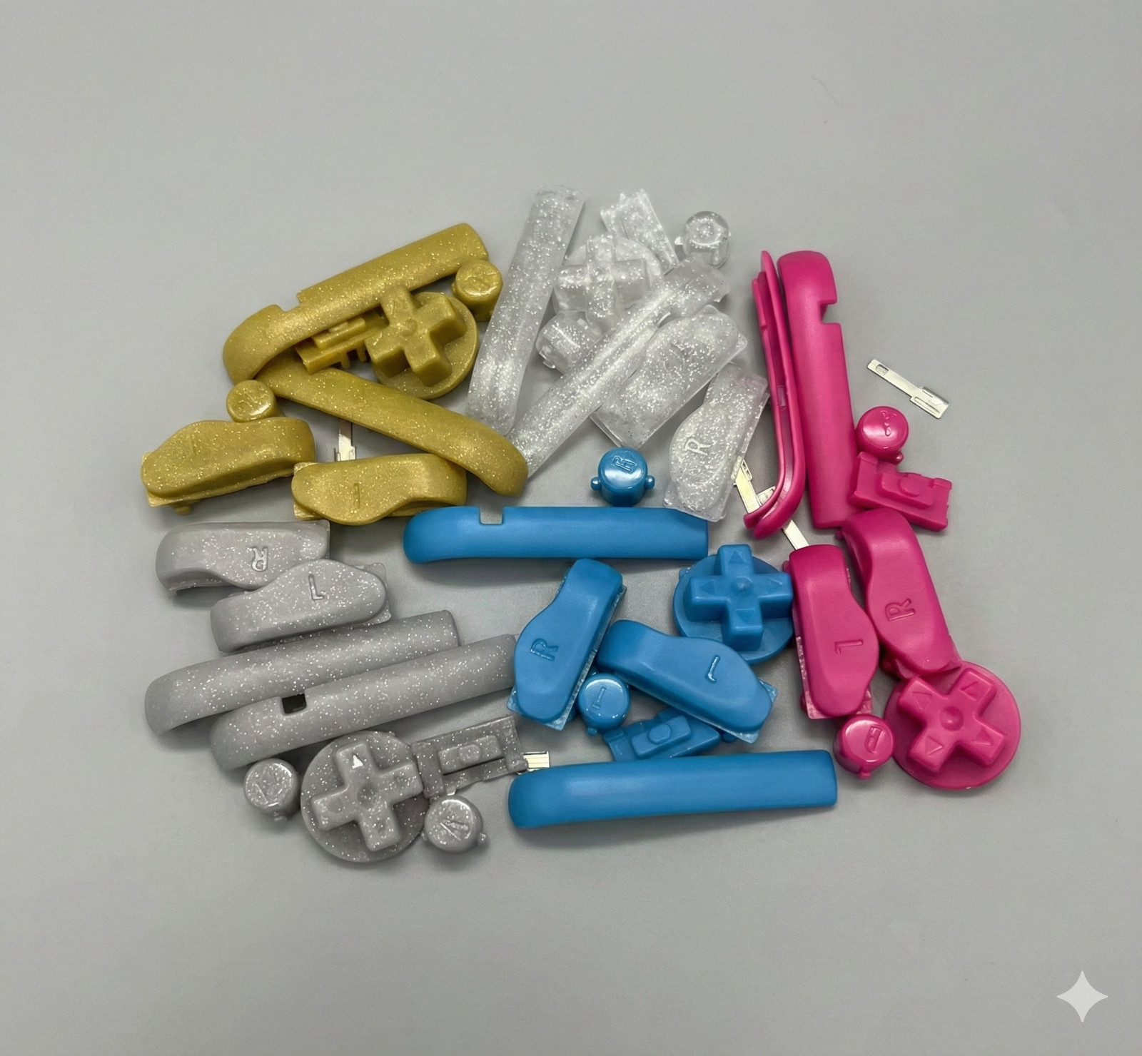 Game Boy Advance GBA BUTTONS SET Shoulder R L A B D-Pad Rare Color - Pick Color!