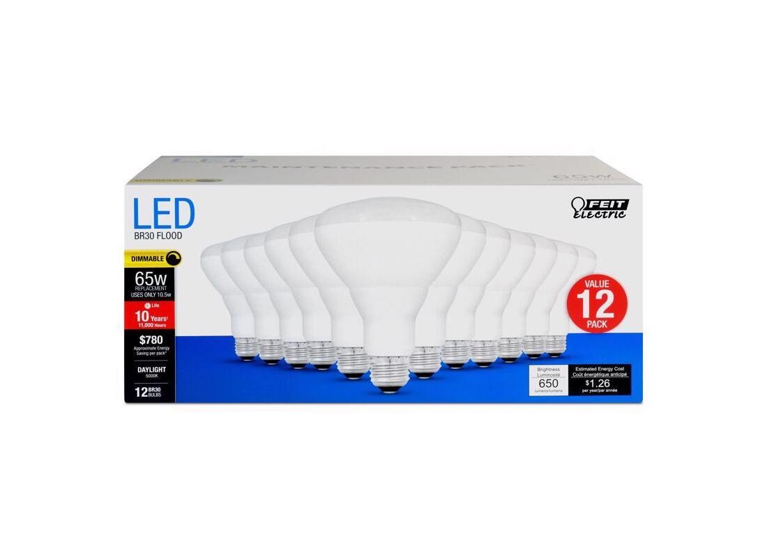 LED Bulb BR30 E26 (Medium) Daylight 65 Watt Equivalence Daylight