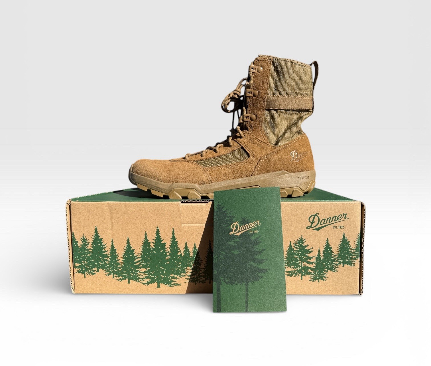 Danner Sonic 8” Tactical Boots Men’s Coyote Military Duty Boots 54430 Size 8.5