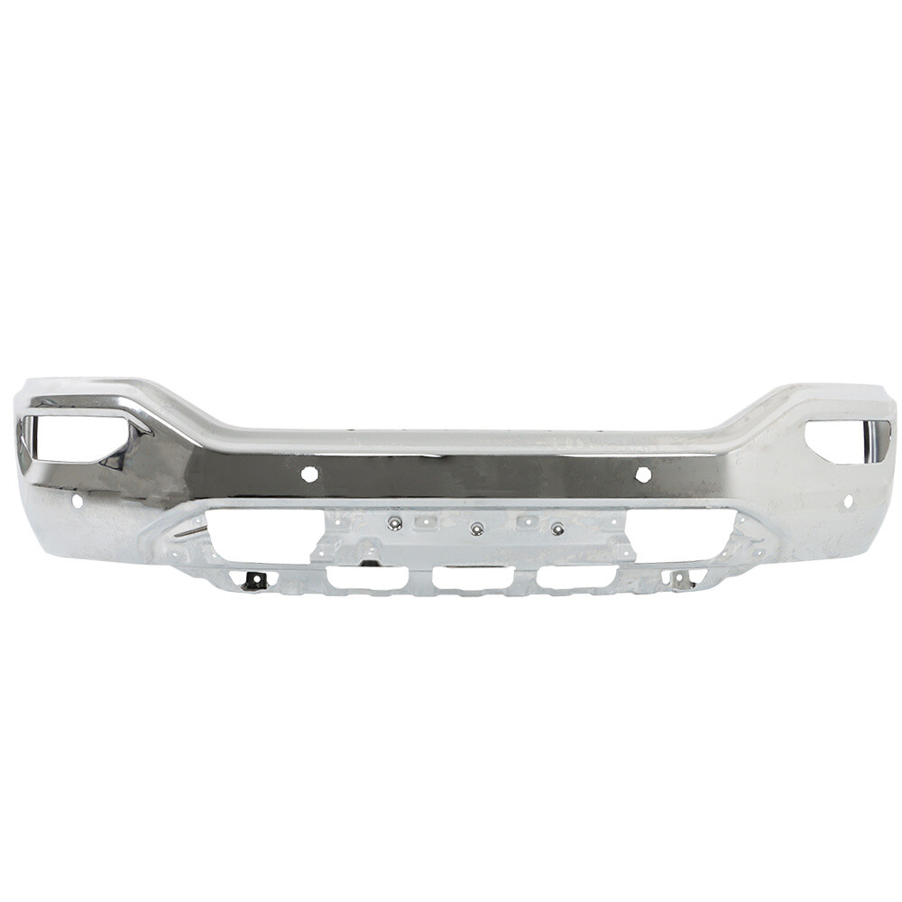 Chrome Front Bumper Cover Face Bar For GMC Sierra 1500 2016-19 -One Piece Bumper