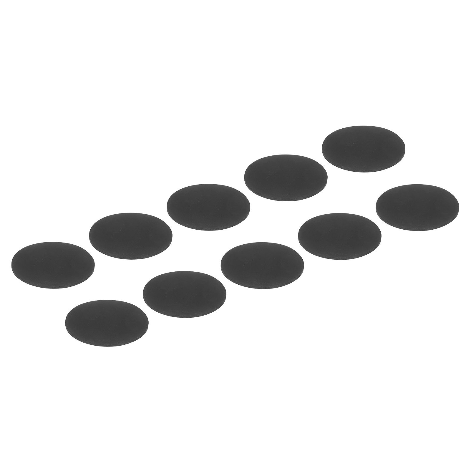 10 Pcs Non Slip Furniture Pads 100mm x 2mm, Adhesive Backed Rubber Feet
