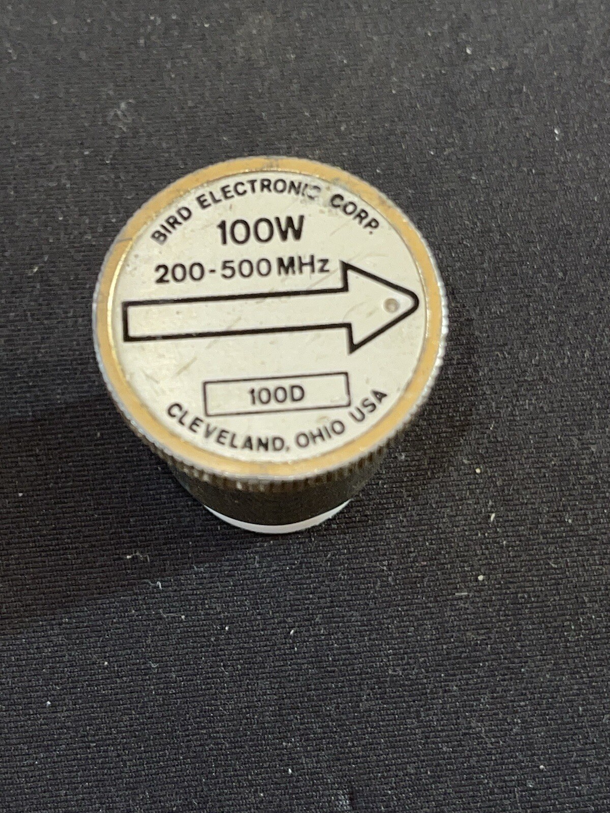 Bird 43 Thruline WattMeter Element 100W 100D 200-500MHz  Works Good Nice Shape