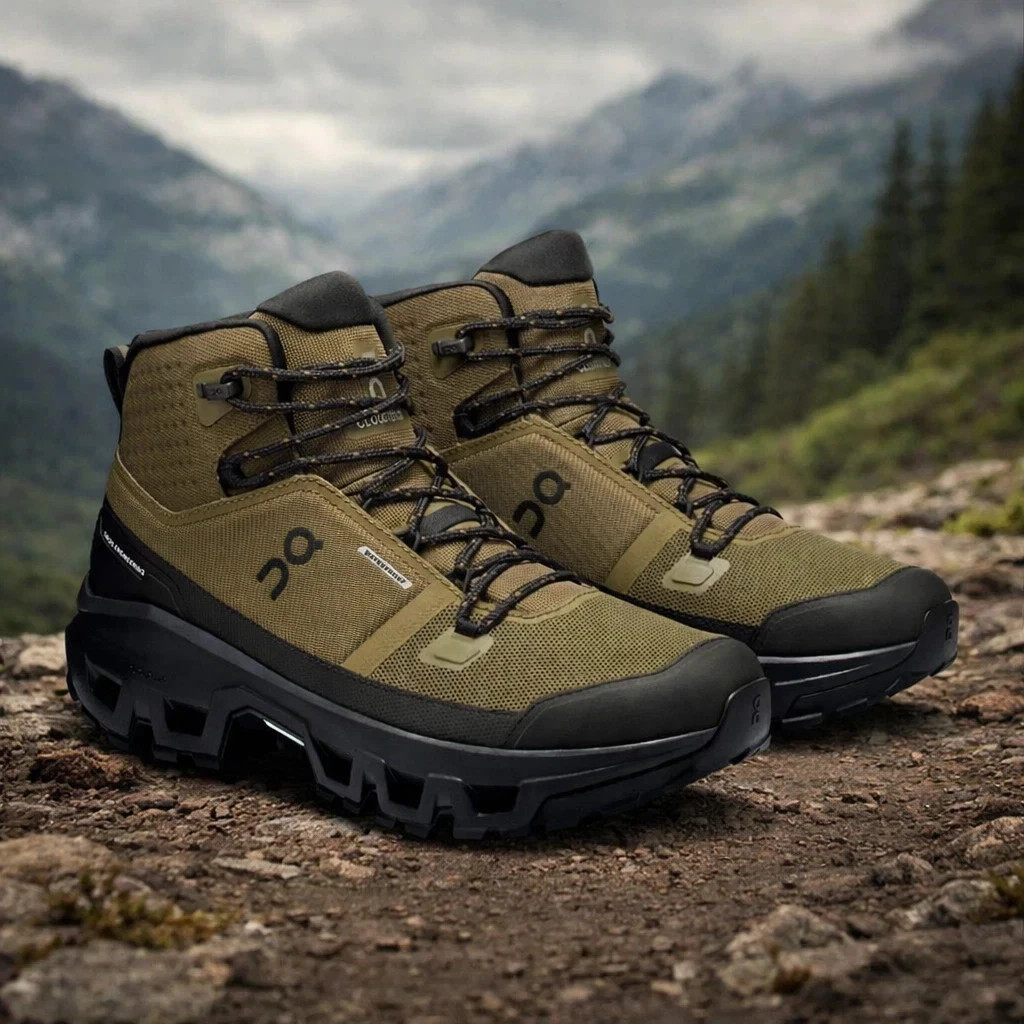 MEN On Running Cloudrock Mid Wp 3MF10161473 Hunter/Black  - All Size US 7-11