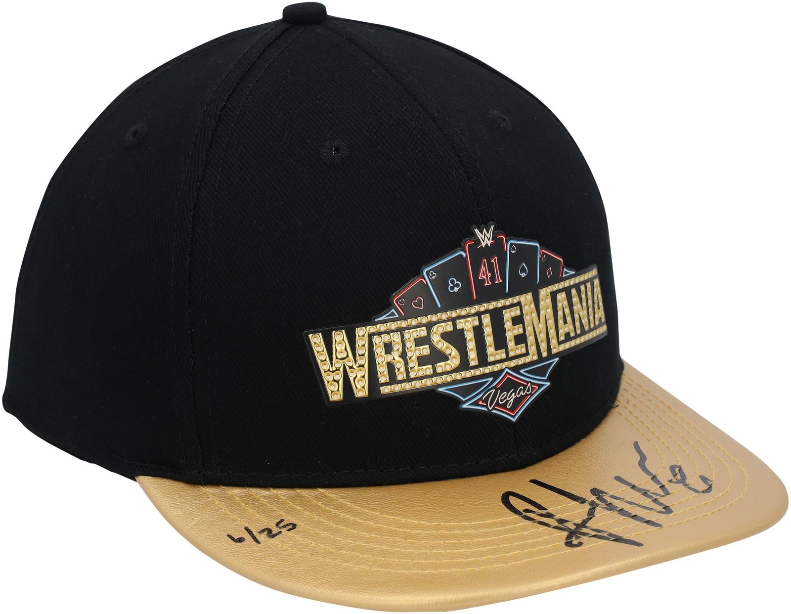 Rhea Ripley WWE Signed WrestleMania 41 Brim Snapback Cap - Limited Edition of 25