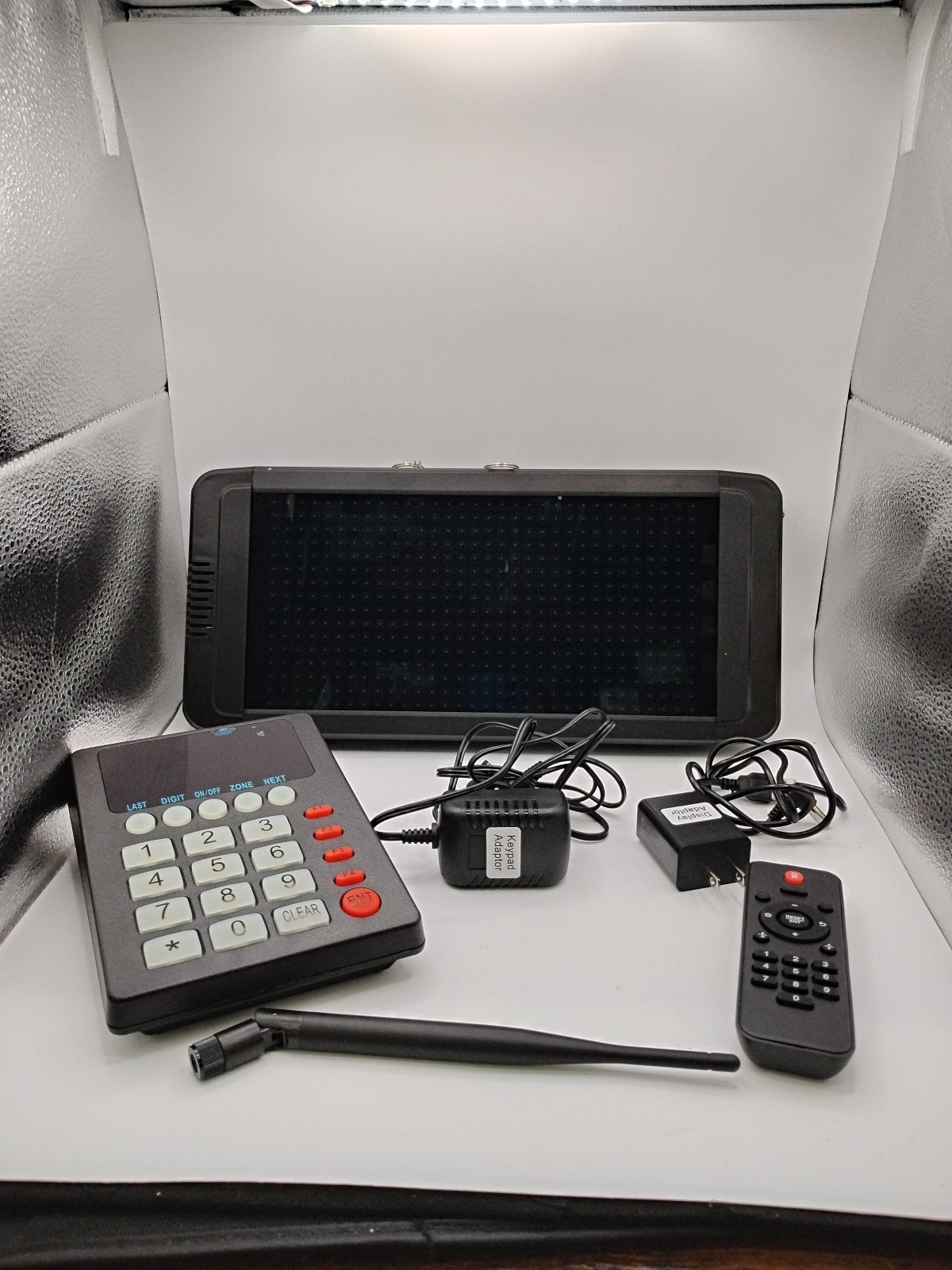 Wireless Queue Calling System Take a Number System 3-Dight Now Serving Number...