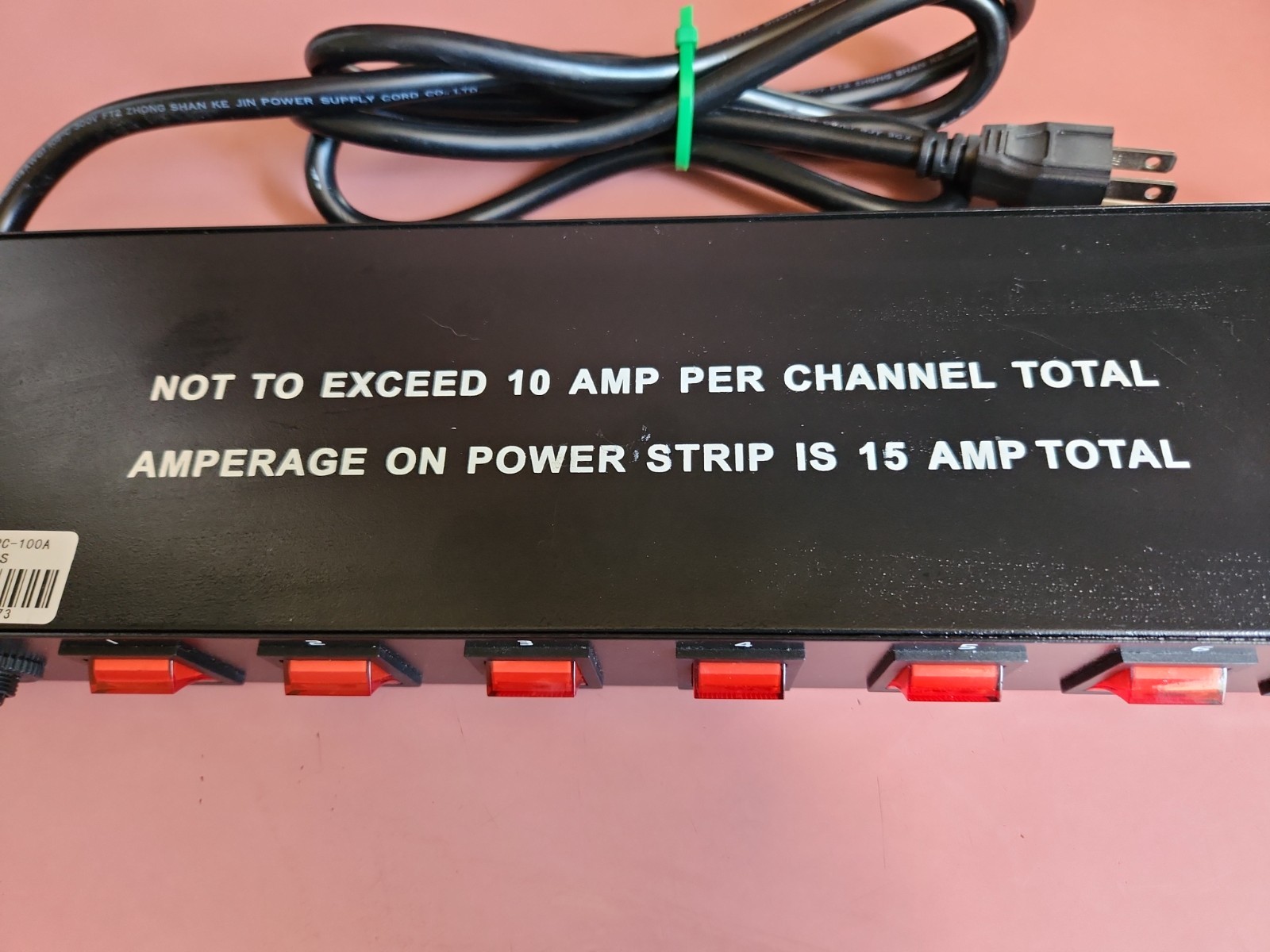 ADJ PC-100A 8-switch Rackmount Power Center American DJ