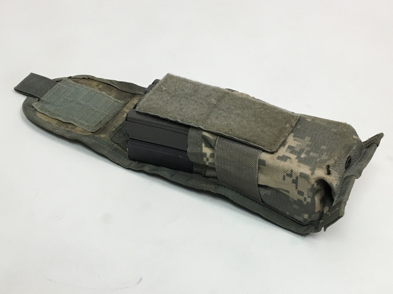 USGI US ARMY Military Molle Double 30 Round Mag Pouch ACU Digital Camo VGC