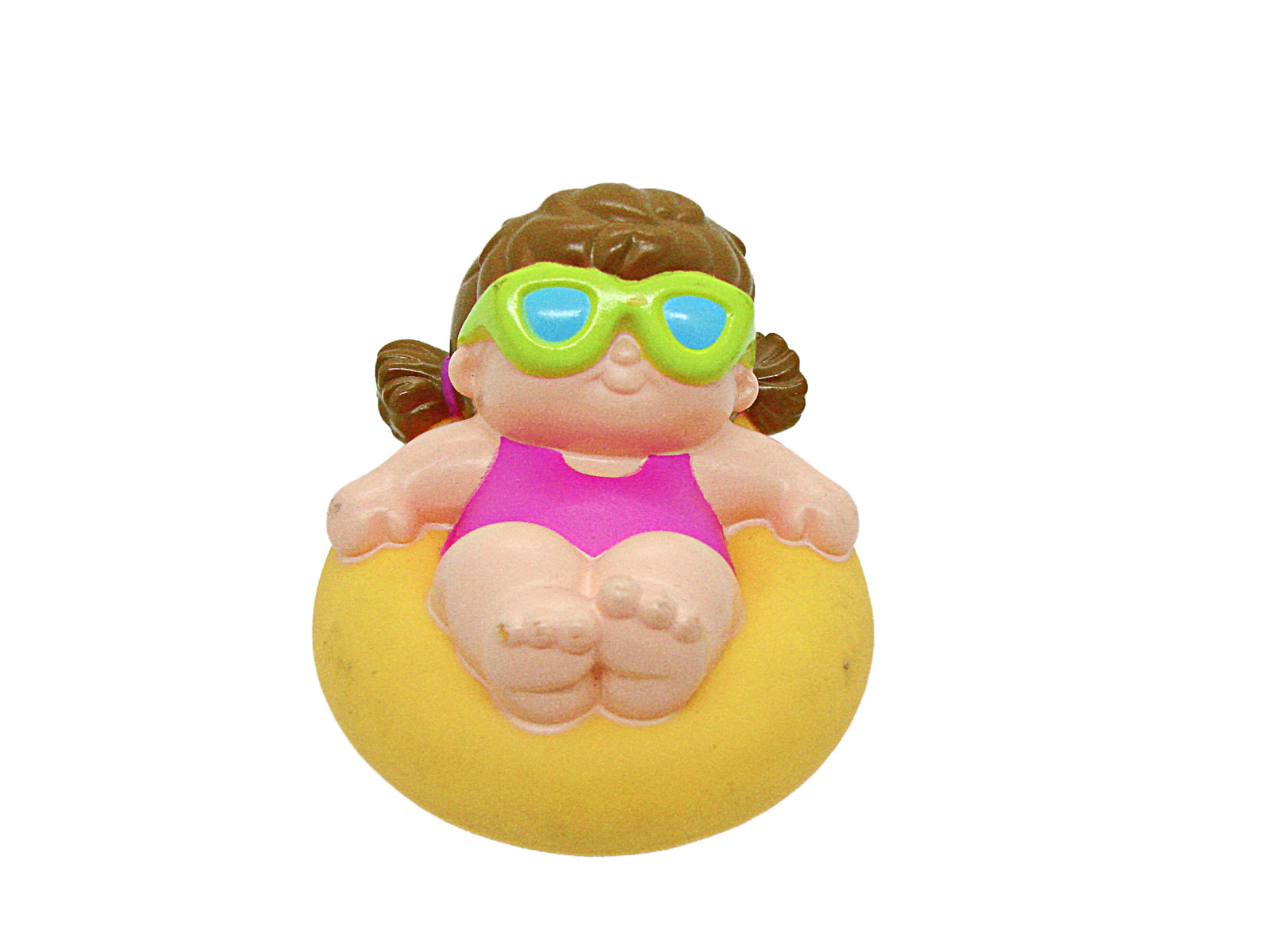 Vintage Little Tikes Toddle Tots Beachcombers Girl in Raft Figure Figurine