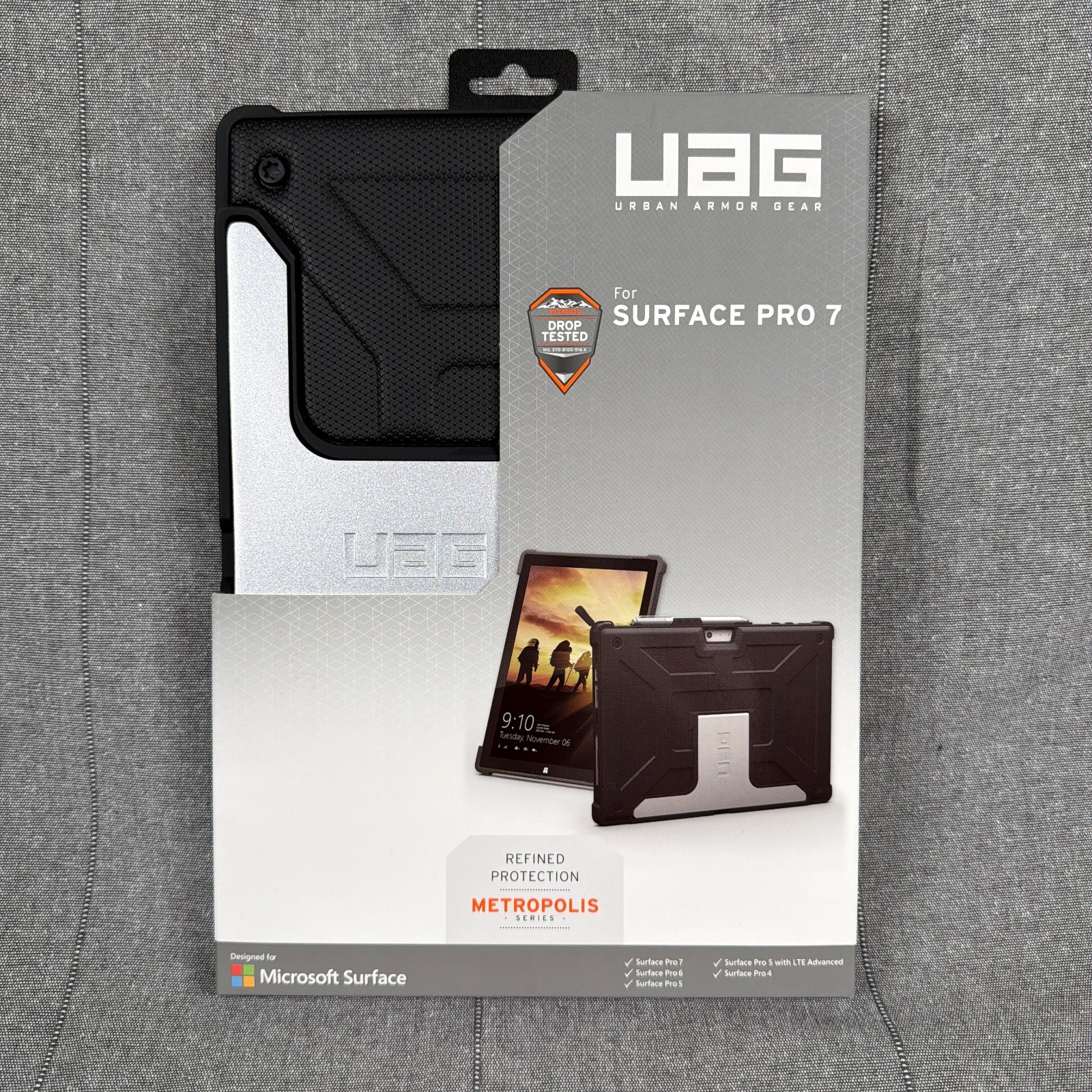 UAG Urban Armor Gear Metropolis Case for Microsoft Surface Tablet Pro 7, 6, 5, 4