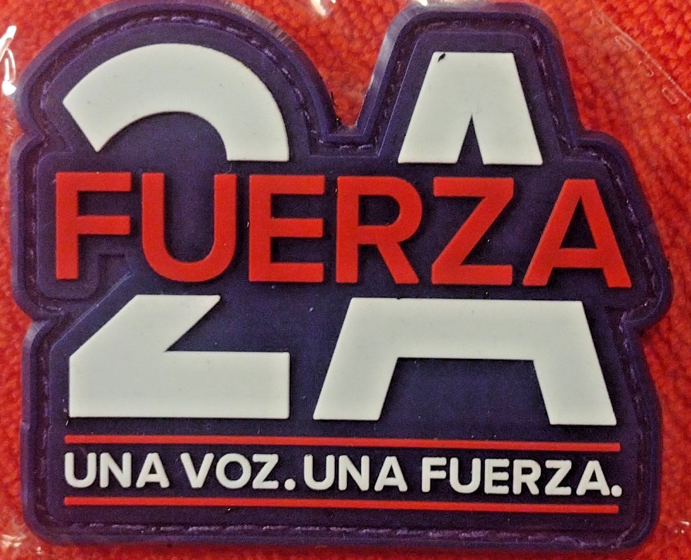 2A FUERZA SHOT-SHOW 2026 UNA VOZ UNA FUERZA Tactical Morale Patch PVC H&L NIP 2A