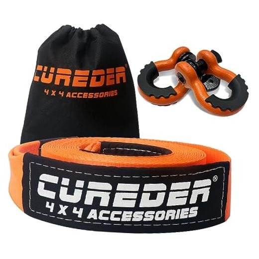 Tow Strap Recovery Kit - 3" x 20ft (35,121 lbs.) Rope + 3/4" D 3"x20ft 61018