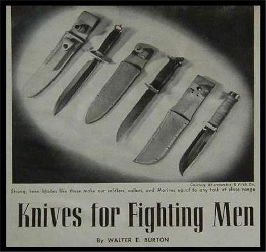WWII COMMANDO KNIVES Bo Randall 1944 Frank Jordan How-To PLANS