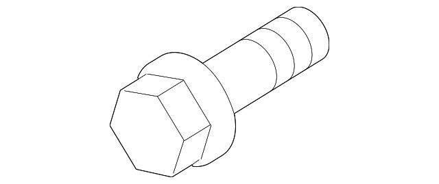 Genuine Nissan Radiator Support Panel Reinforcement Bolt 54459-1EA0A
