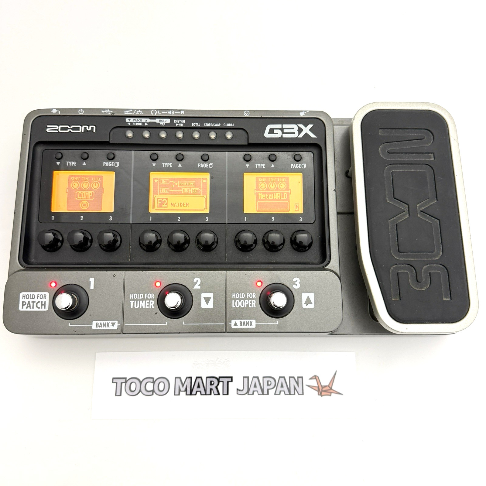 Zoom G3X Electric Guitar Multi Effects Pedal From Japan Used #0200