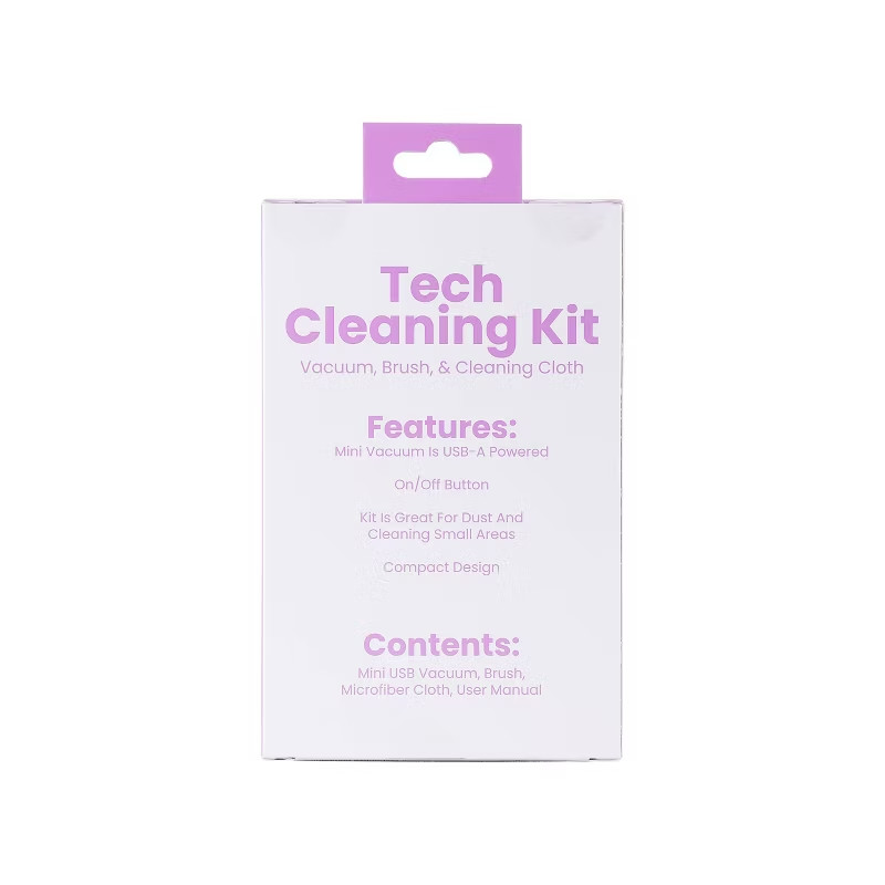Vivitar Mini USB Vacuum Tech Cleaning Kit, Purple