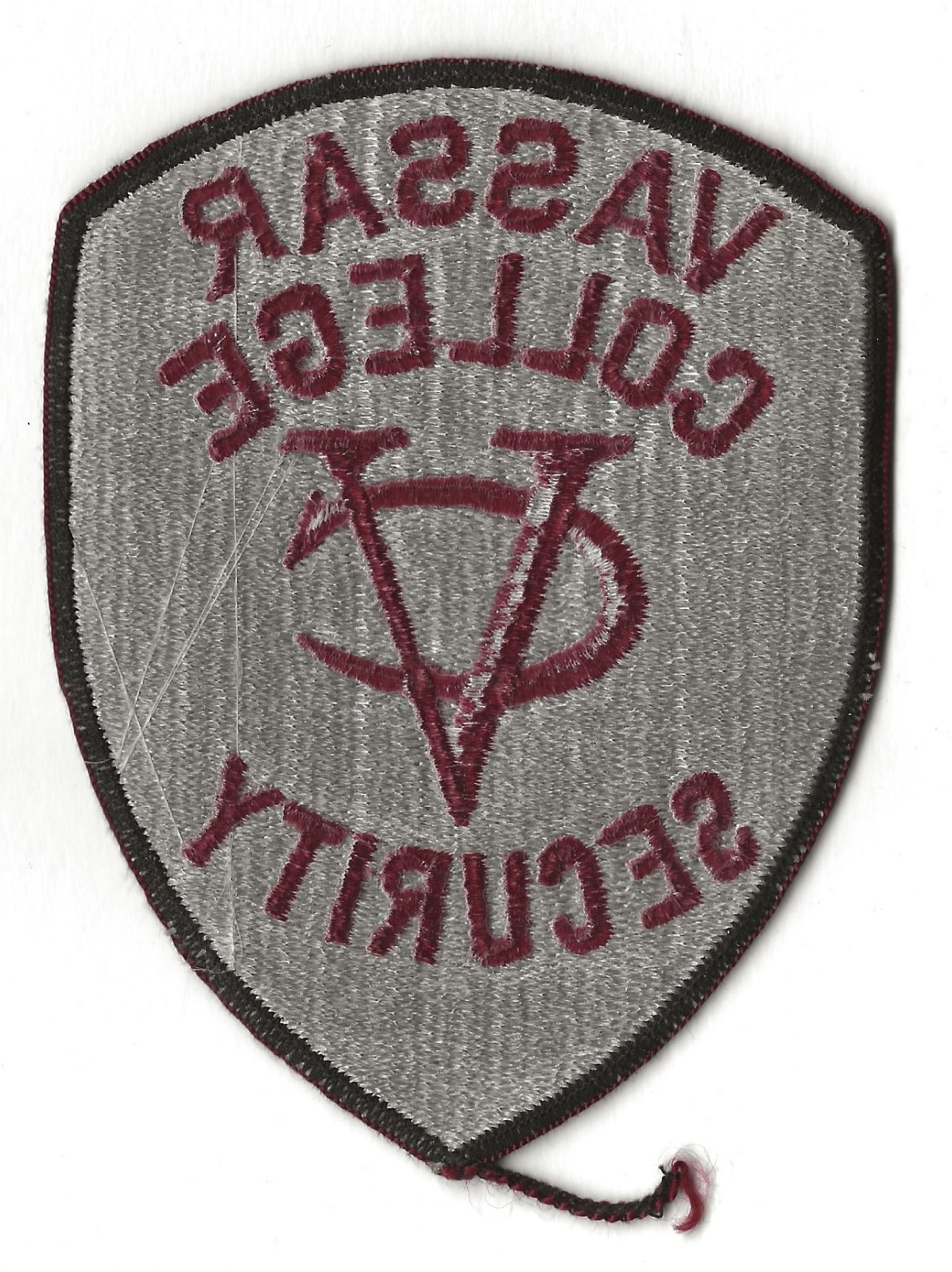 Vassar College security guard uniform patch