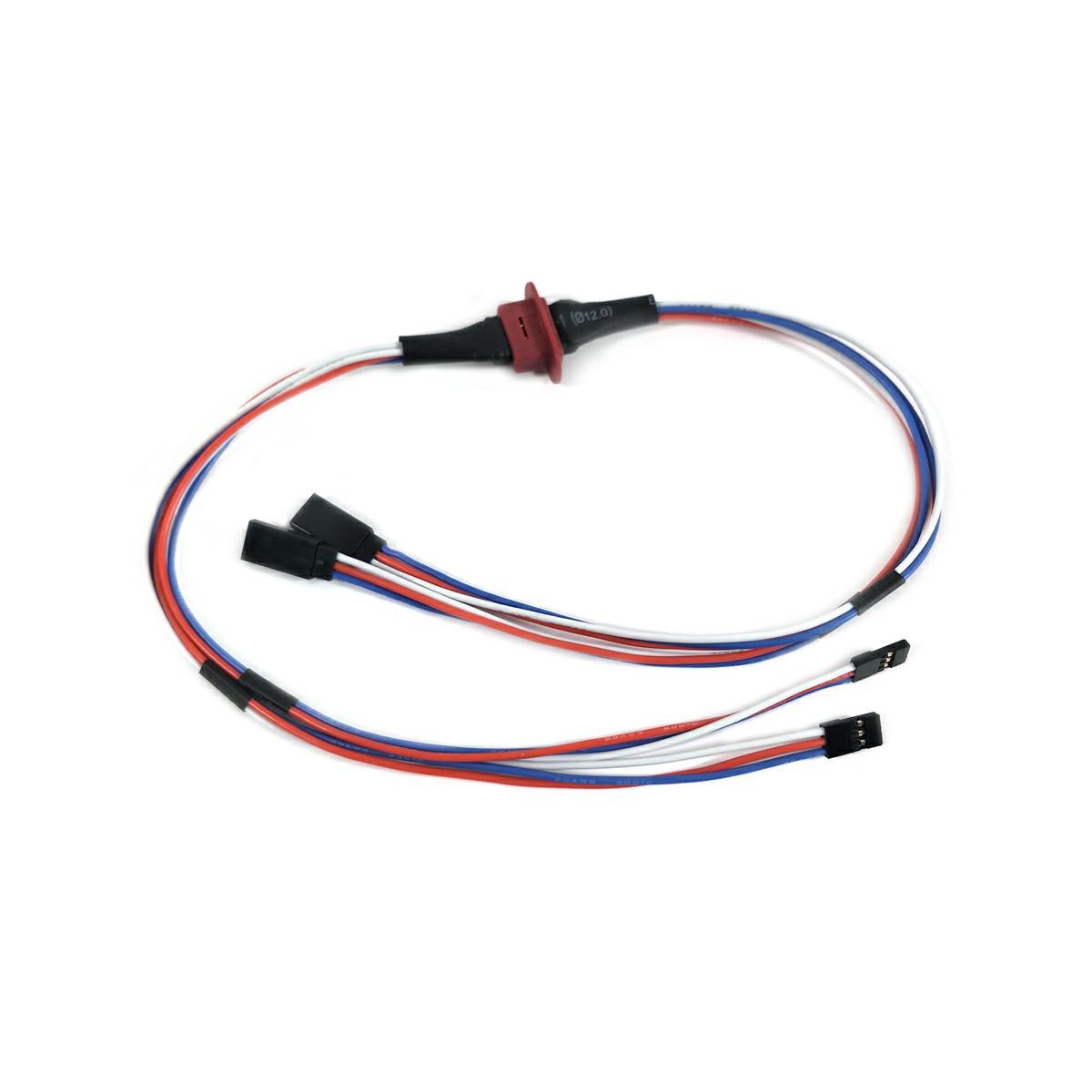 2PC MPX 8 Pin Multi-Wire Servo Extension Plug 2 Wire Plug For RC Model USA